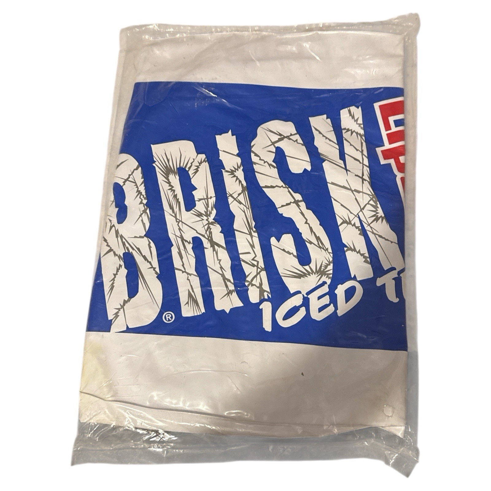 Vtg Lipton Brisk Iced Tea Plastic Inflatable Baseball Promotional NOS