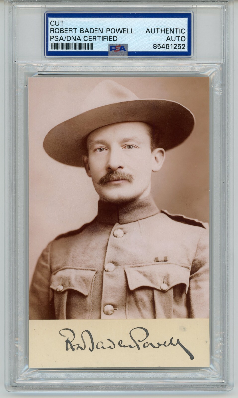 Robert Baden-Powell ~ Signed Autographed Authentic Signature ~ PSA DNA Encased