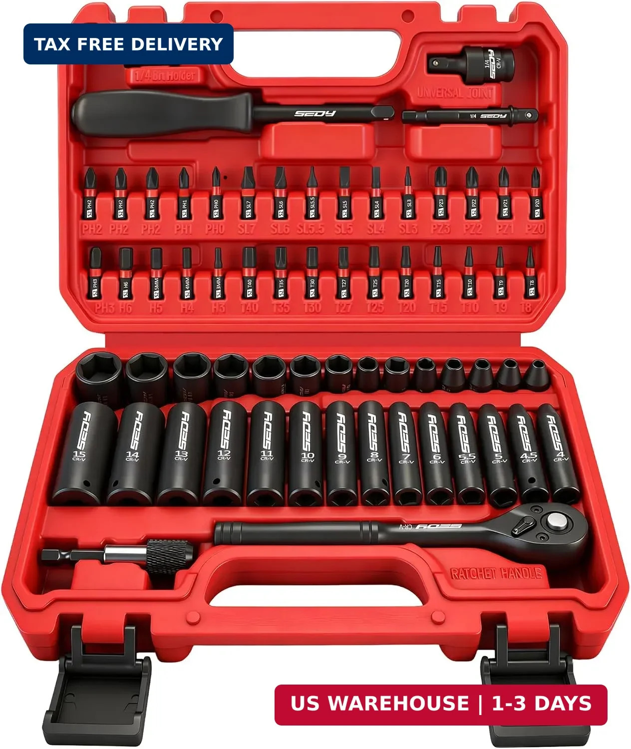 64-Piece 1/4\