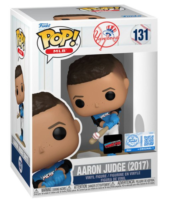 NYCC 2026 EXCLUSIVE FUNKO POP NY YANKEES - AARON JUDGE (2017) FIGURE -presale