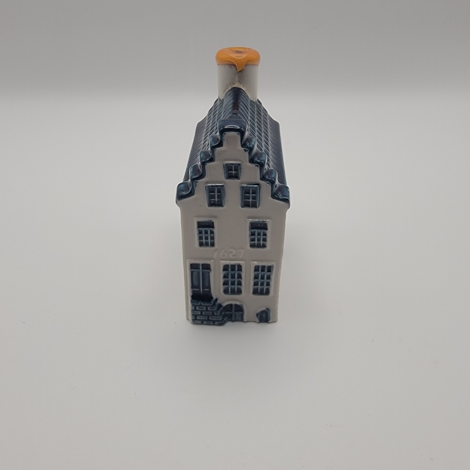 KLM Bols Blue Delft House 2 Amsterdam Spuistraat 294 Ceramic Miniature Empty