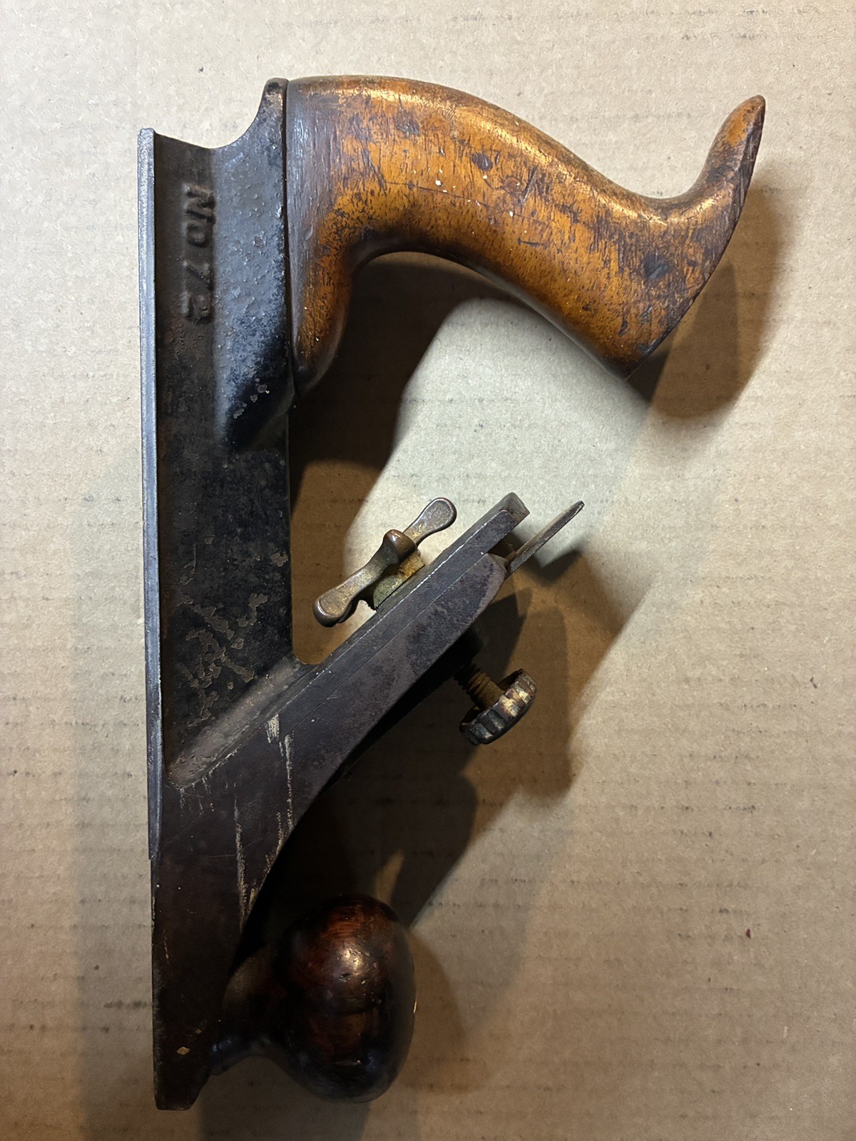 Antique Stanley No 72 Wood Chamfer Plane