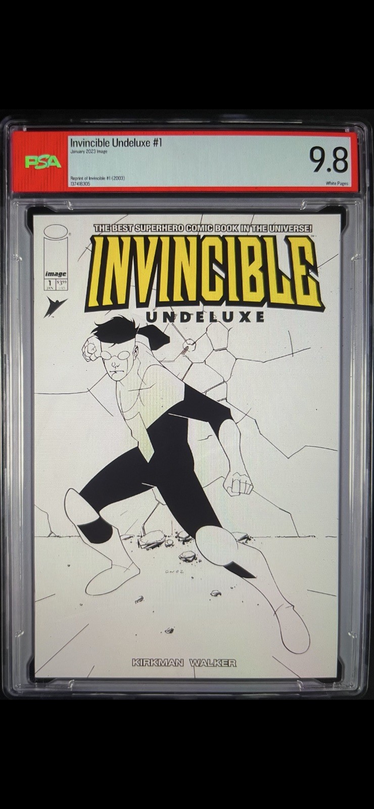 2023 Image INVINCIBLE Undeluxe #1, PSA Graded NM/Mint 9.8