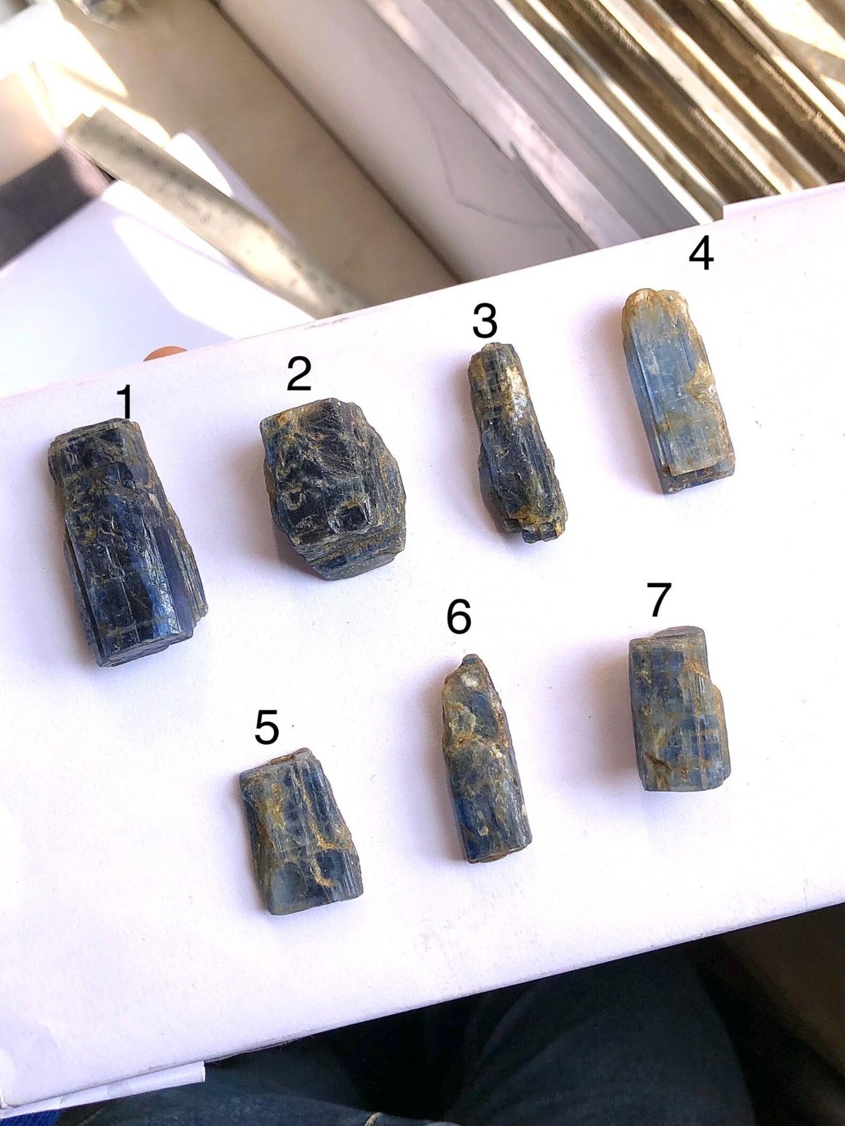 Natural Blue Kyanite Rough Stone – Raw Crystal Healing Specimen, KY#1
