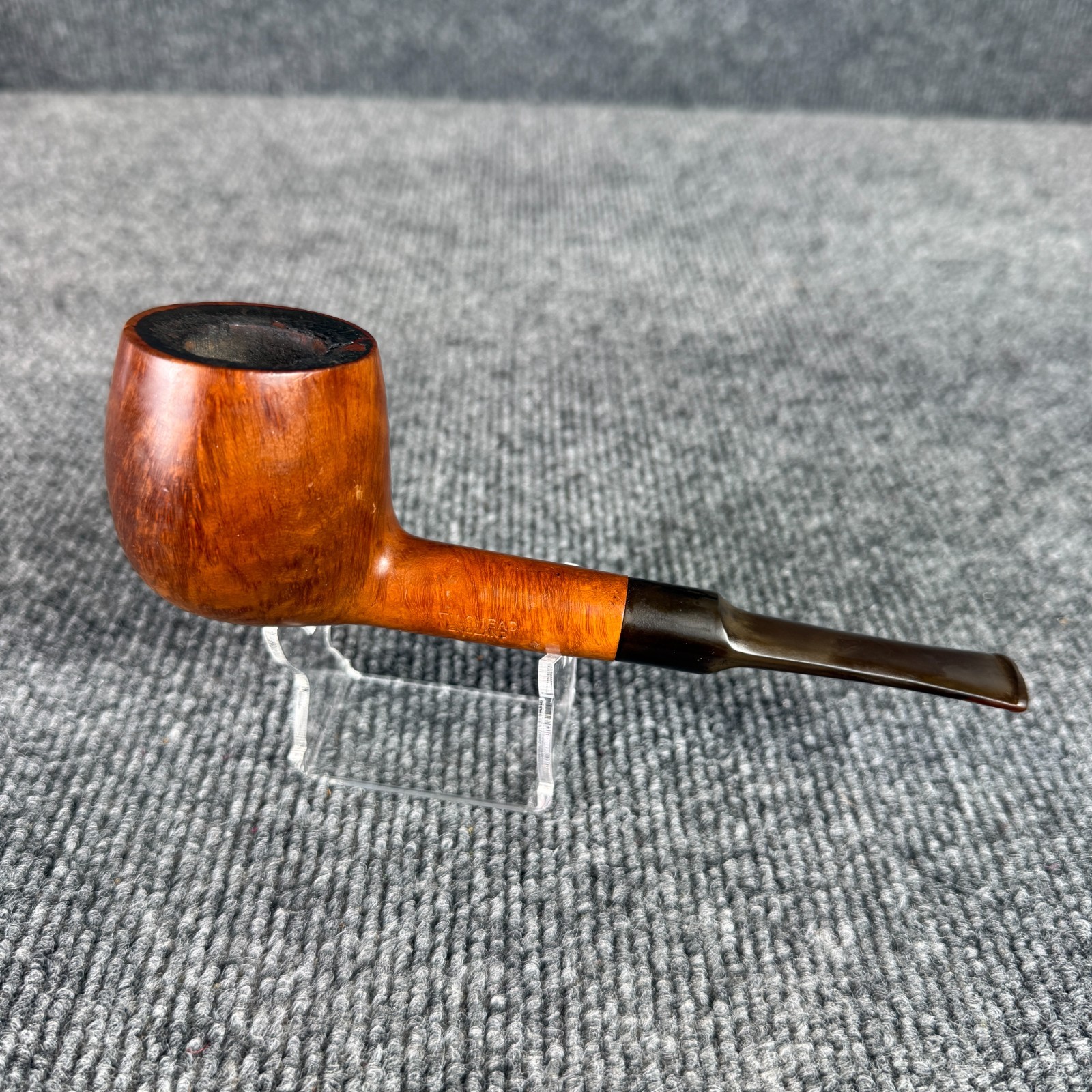 Vintage Tilshead England Hand Made Tobacco Estate Pipe Oversized Billiard Big