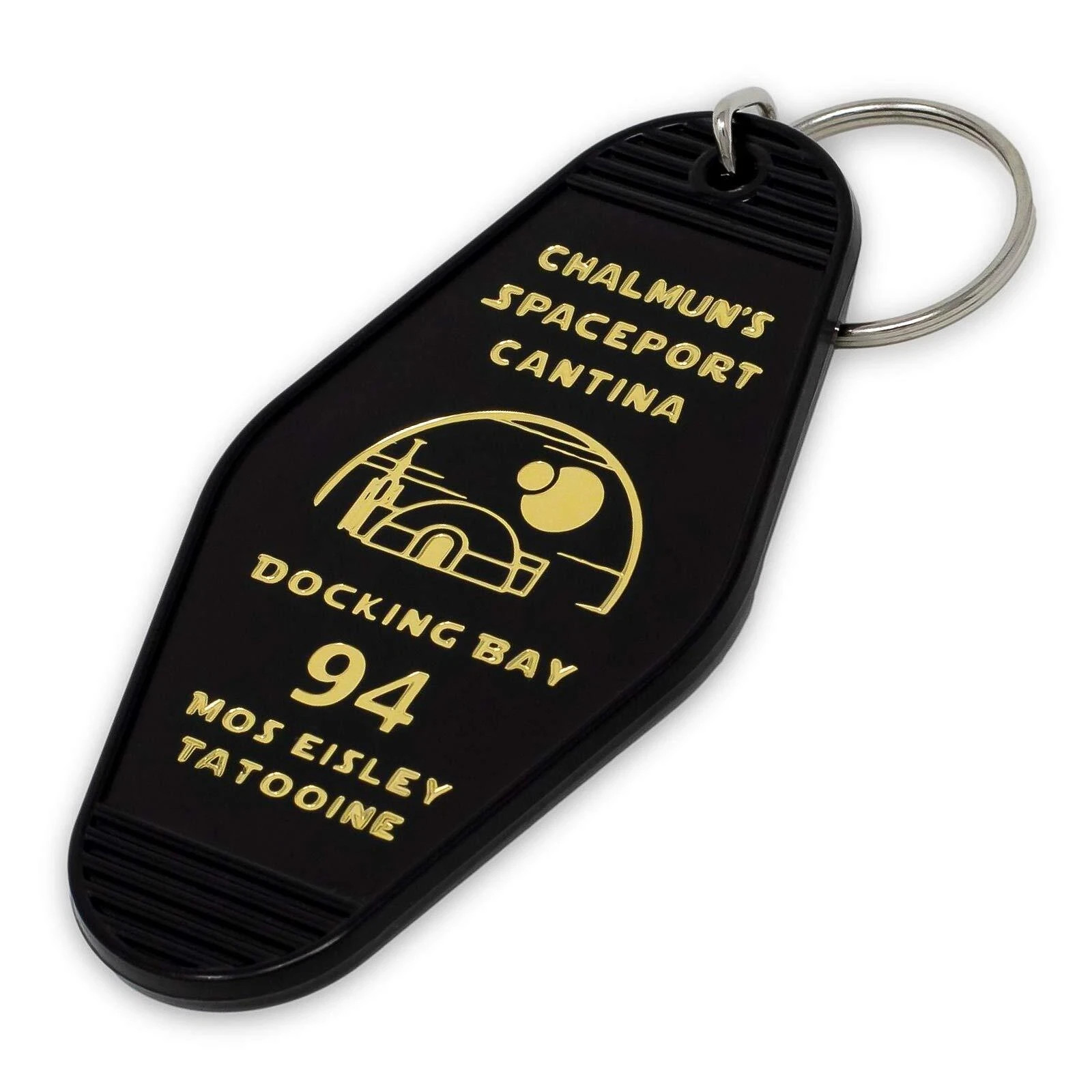 Vintage Motel Hotel Keychain Black/Yellow - Mos Eisley Cantina