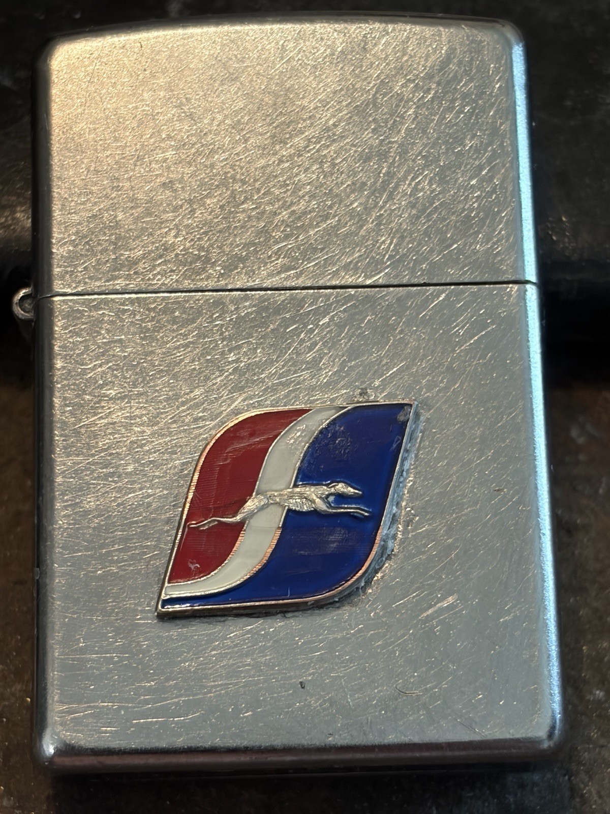 Zippo Lighter Greyhound Bus Logo