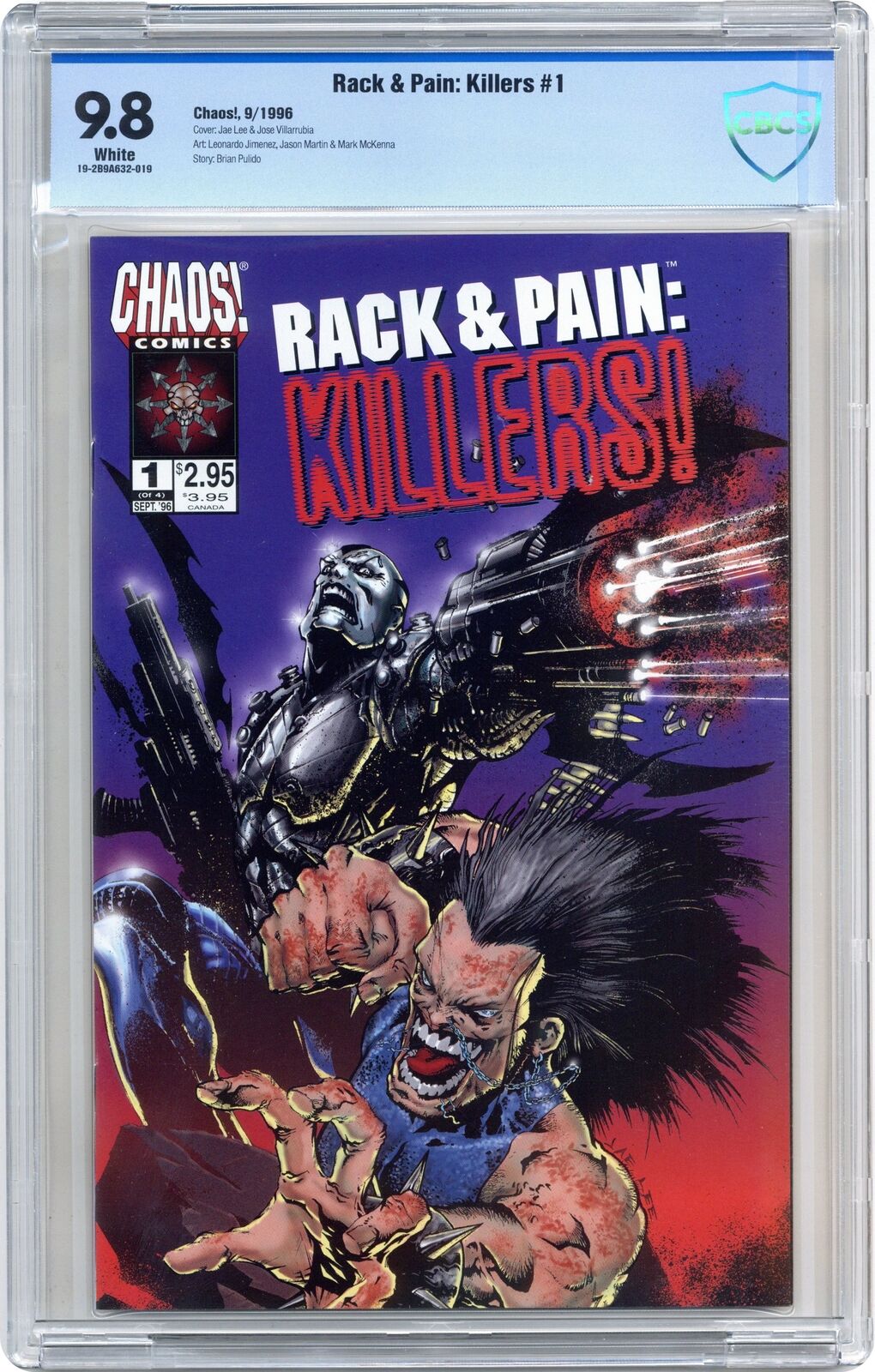 Rack and Pain: Killers #1 CBCS 9.8 1996 19-2B9A632-019