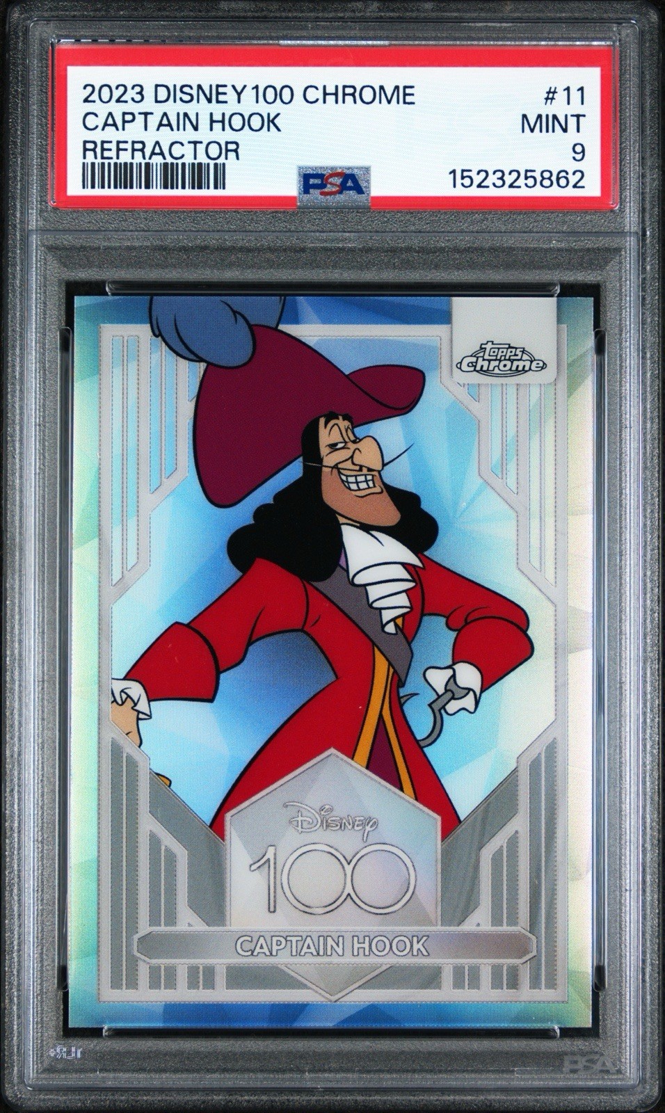 2023 Topps Chrome Disney100 Captain Hook #11