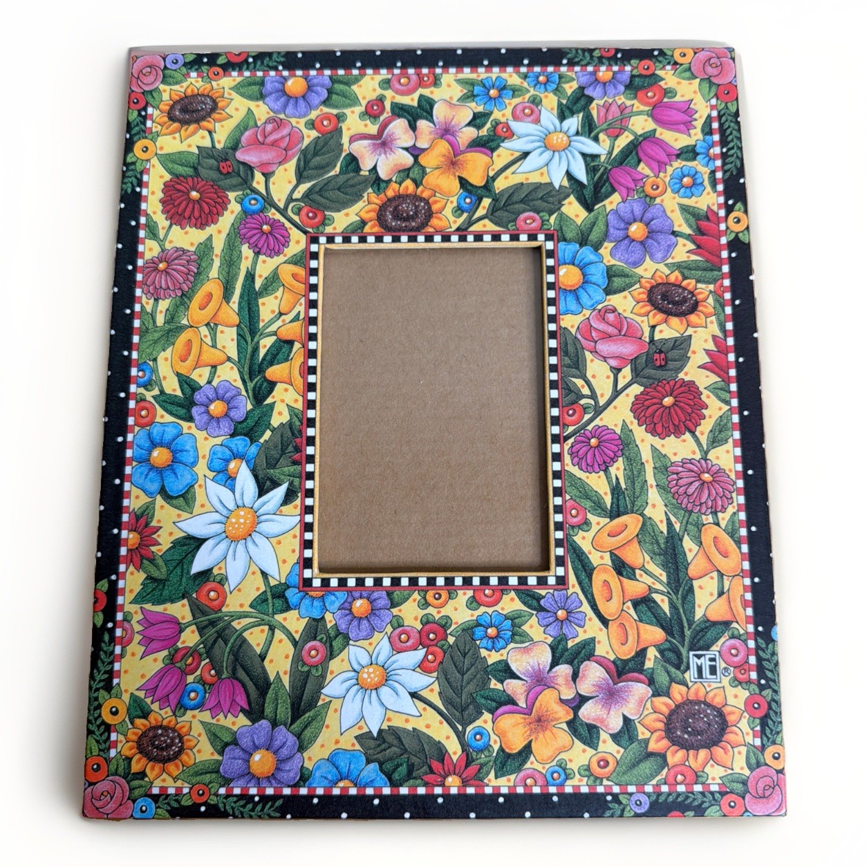 Mary Engelbreit ME INK 1997 Charpente Floral Picture Frame