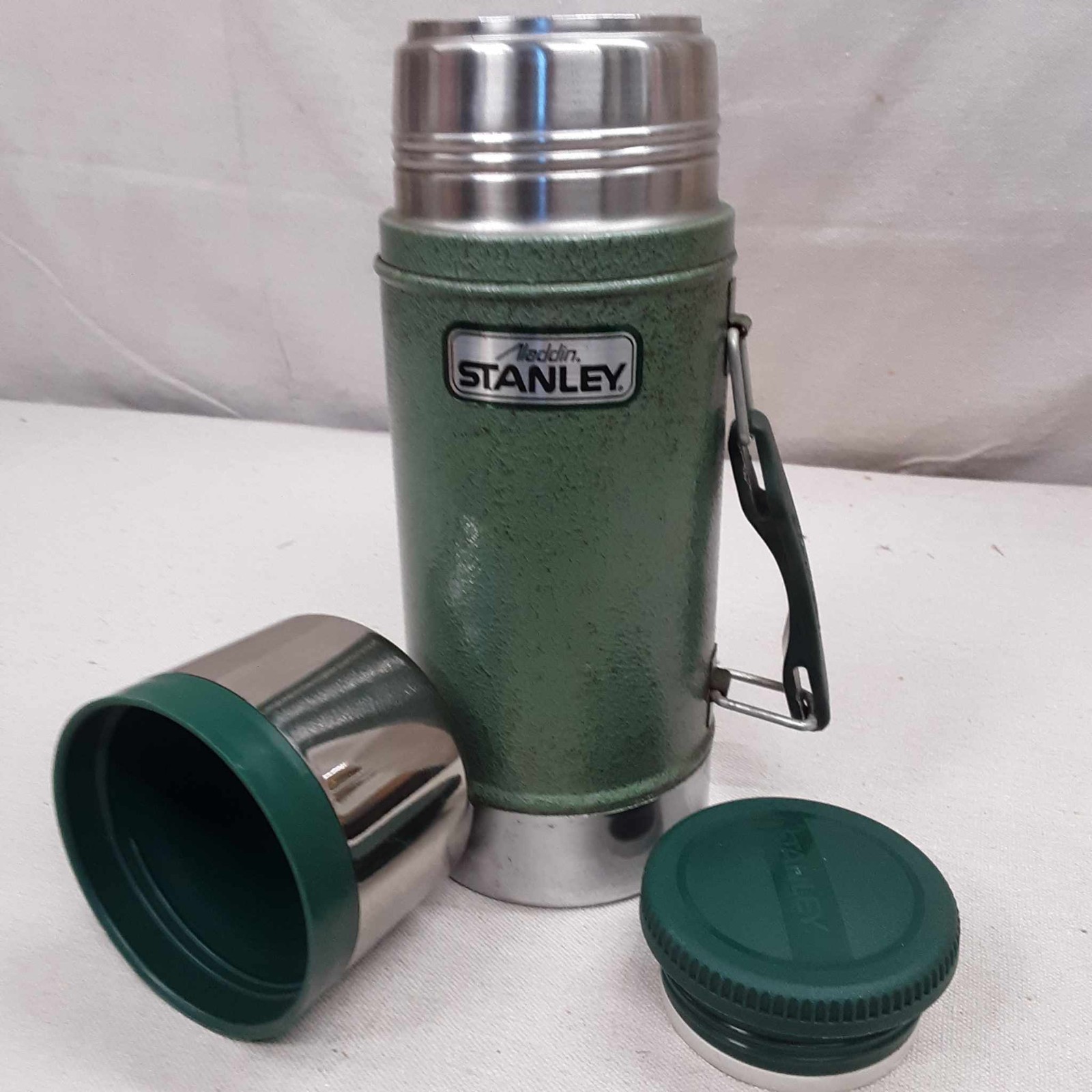 Vintage 1997 Aladdin Stanley Thermos A-1350B 24oz Green Wide Mouth USA
