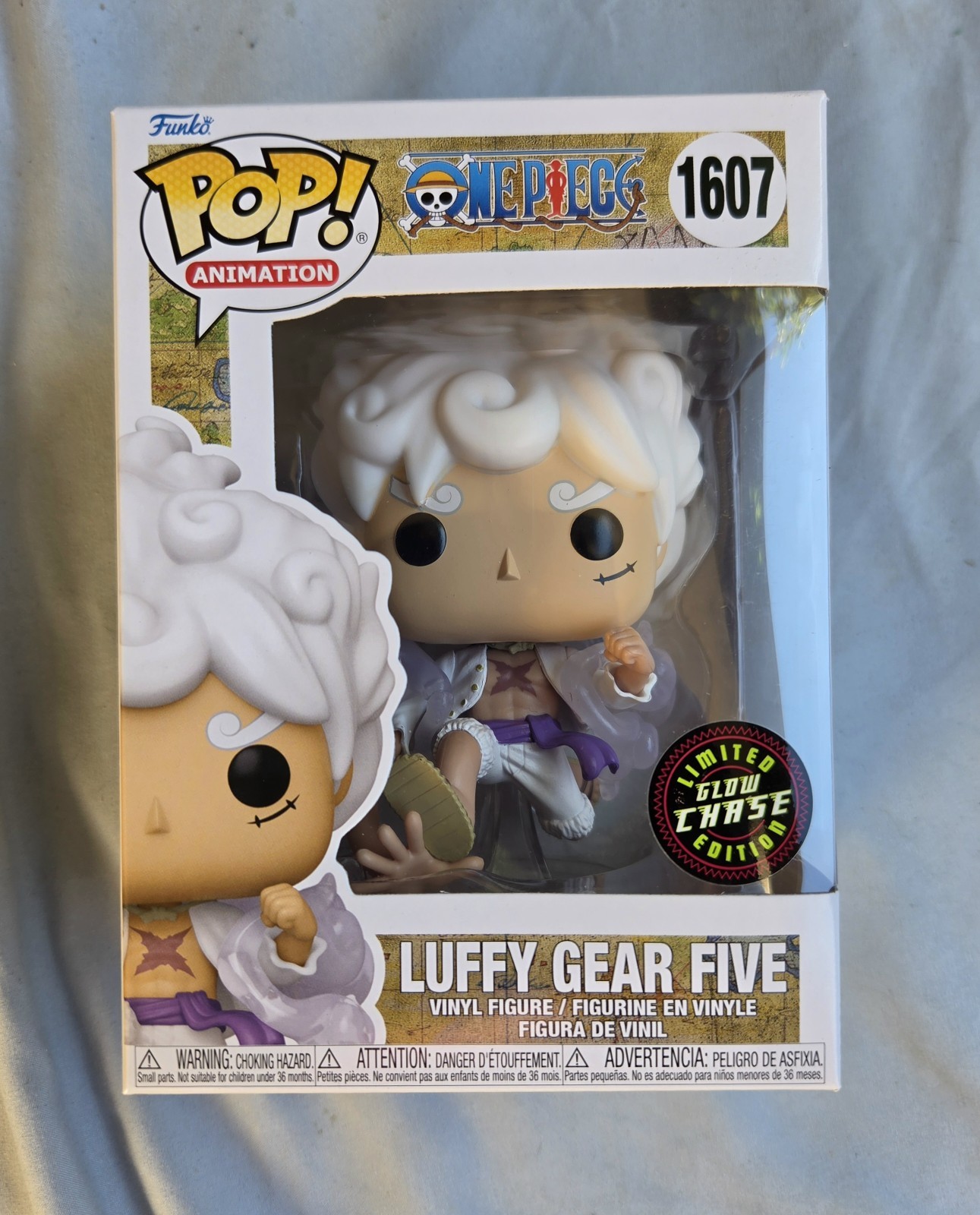 Funko Pop Animation One Piece Luffy Gear Five #1607 Glow In The Dark LE Chase 