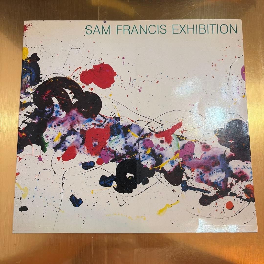 SAM FRANCIS Exhibition Art Book Catalog Abstract Expressionism Rare Japan Rare