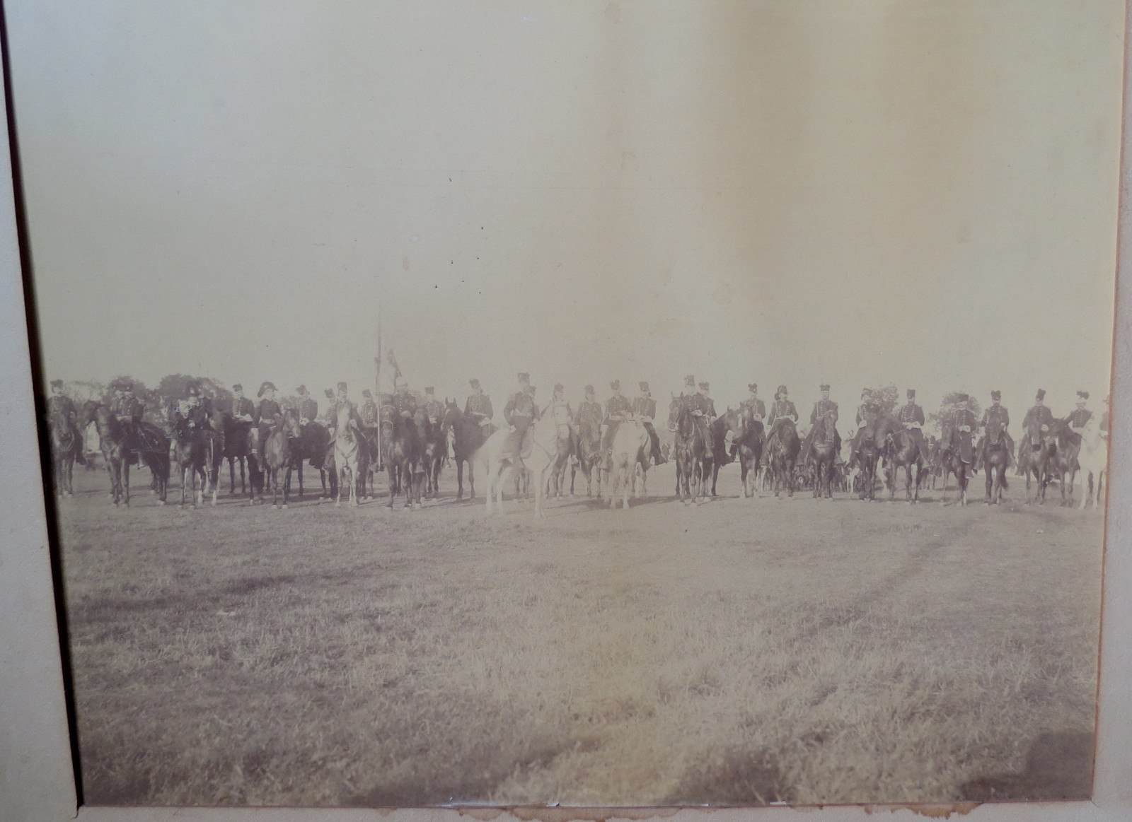 LARGE PHOTO of MOUNTED AMERICAN US CAVALRY - Generals & Staff c 1872-1895