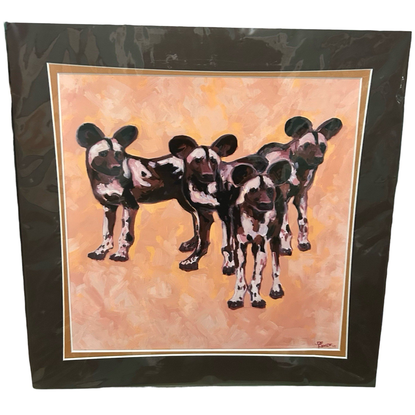 Art of Disney Painted Dogs African Painted Dogs African Wild Dog Print Joe Rohde