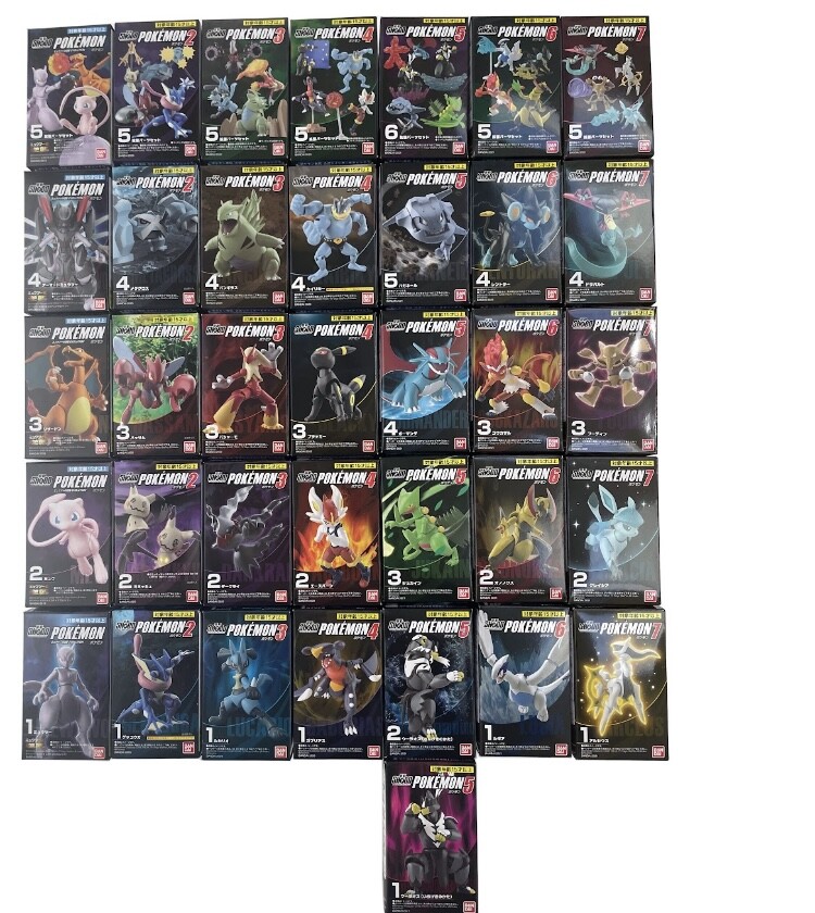 HUGE Pokemon Shodo Figure Lot 3