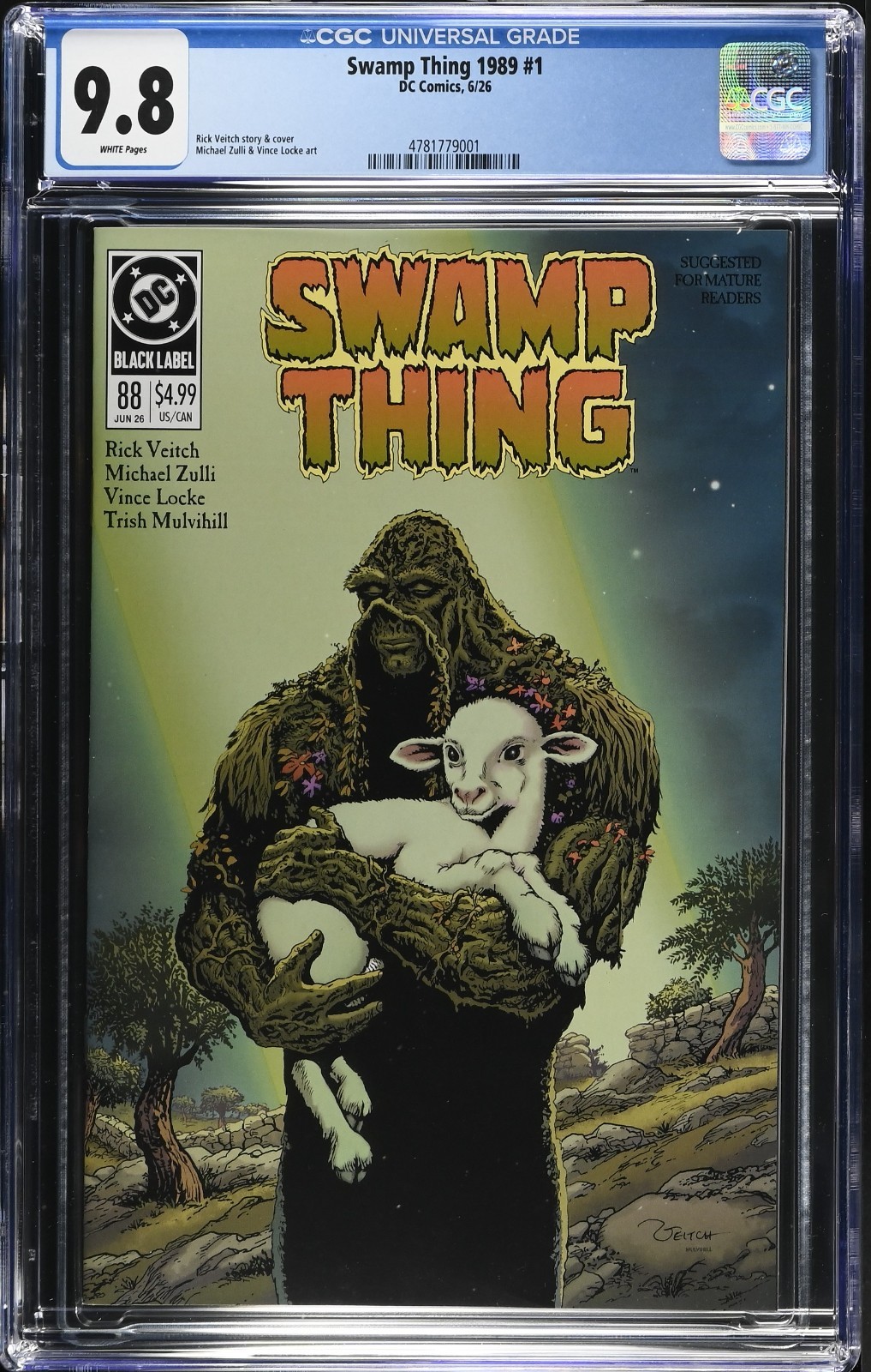 DC Comics Swamp Thing 1989 #1 CGC 9.8