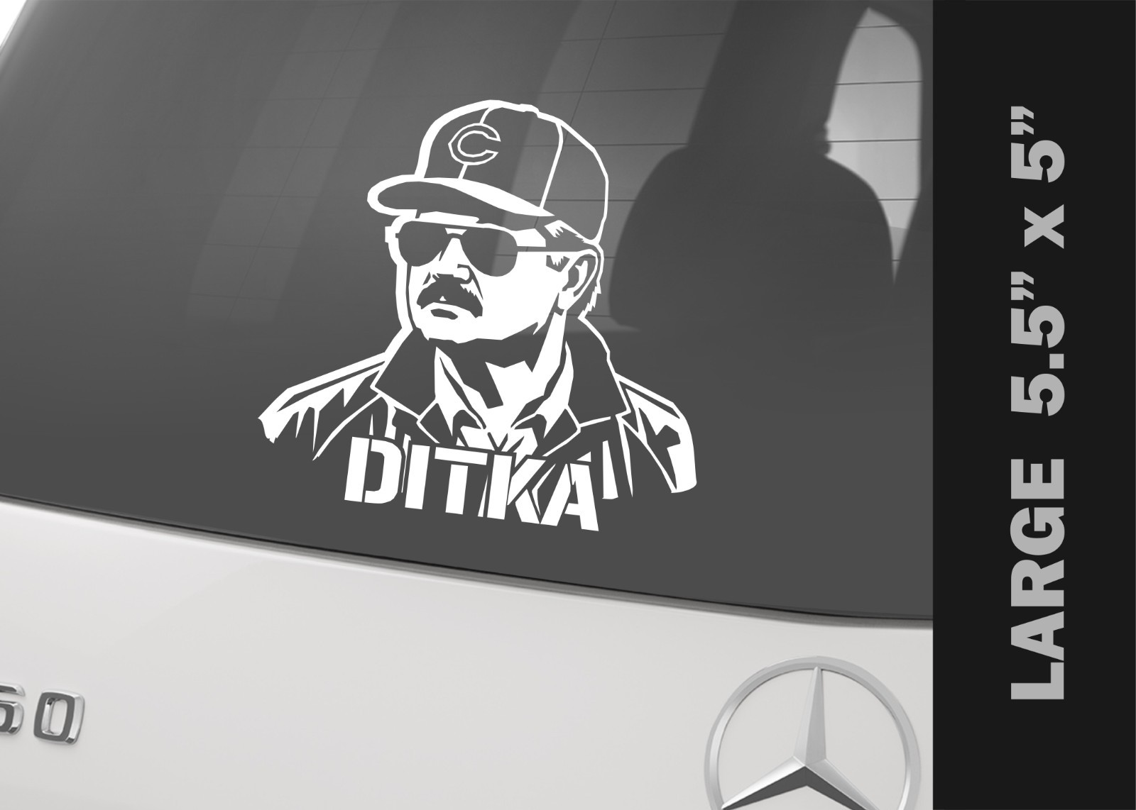 Mike Ditka Decal Bumper Sticker