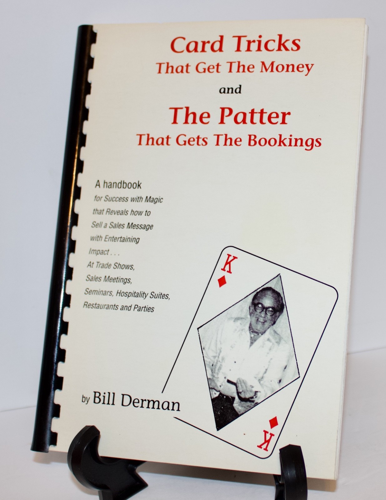 CARD TRICKS THAT GET THE MONEY by BILL DERMAN CARD MAGIC SIGNED