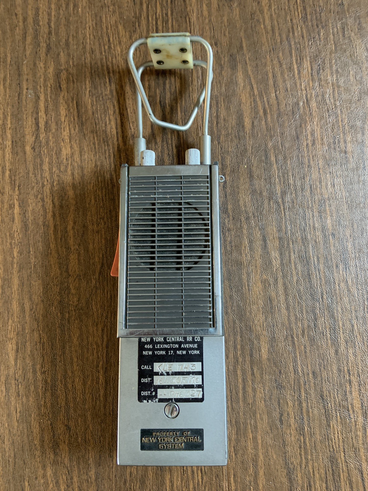 Vintage New York Central Rail Road Co Train Walkie Talkie Transportation