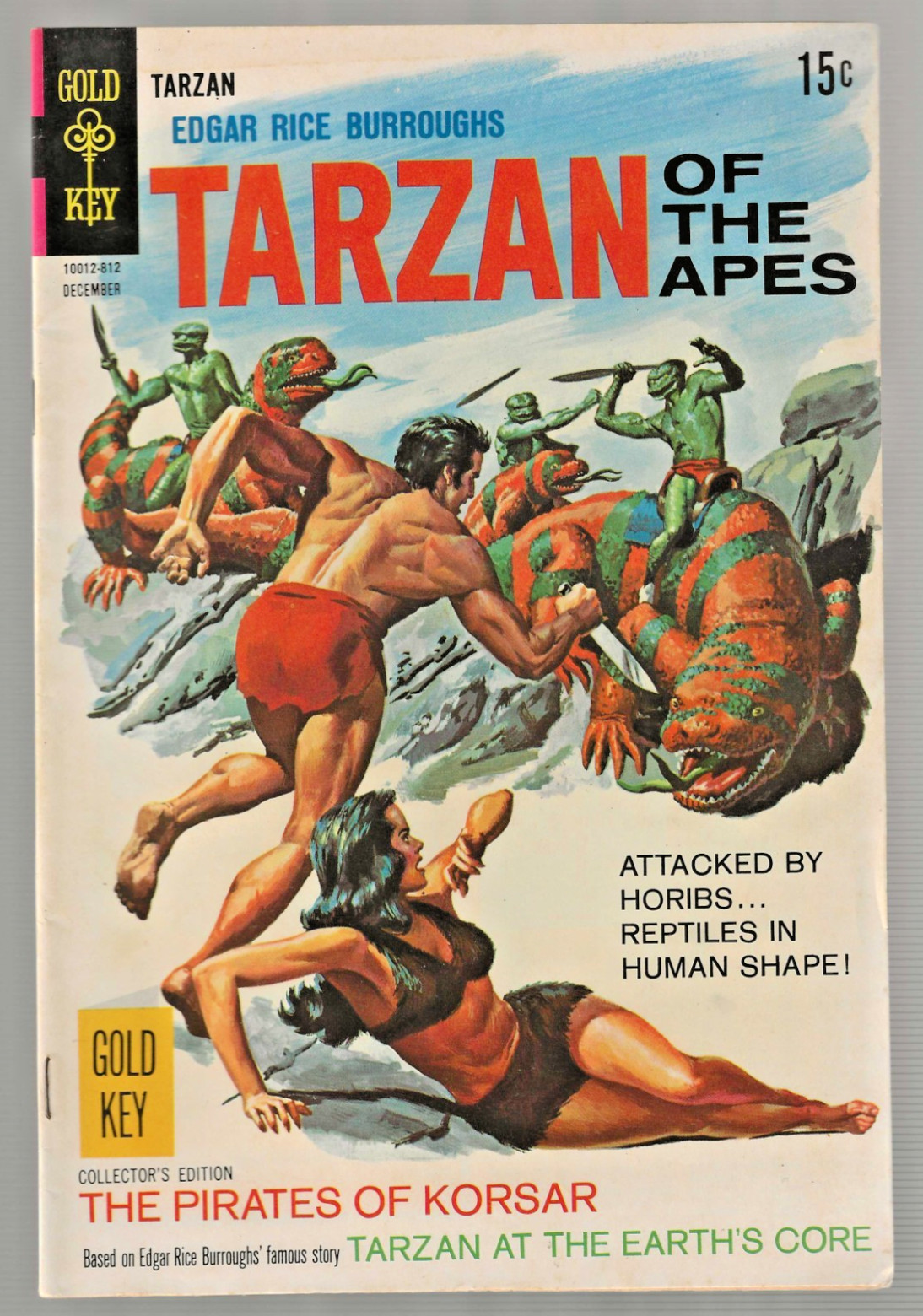 TARZAN of The Apes # 181 (8.0) 12/1968 Gold Key 15c Late Silver-Age Jungle Comic