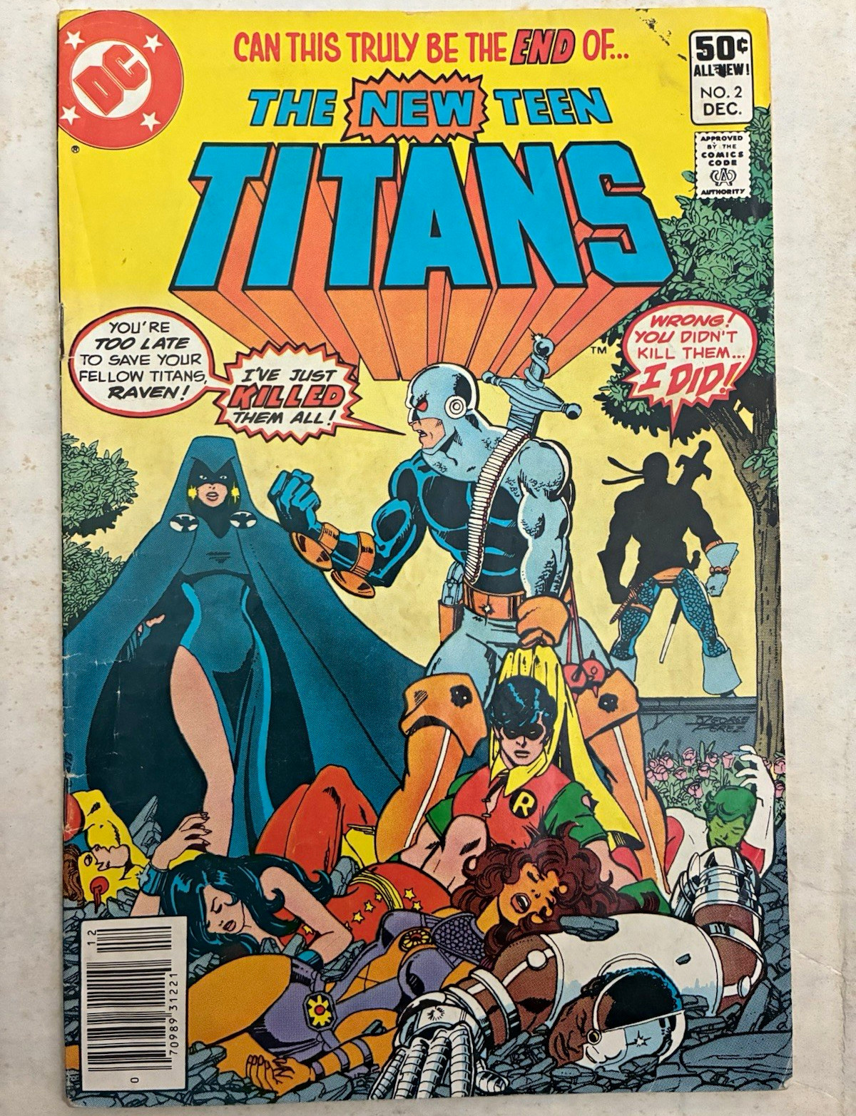 DC Comics The New Teen Titans #2 First Appearance of Deathstroke