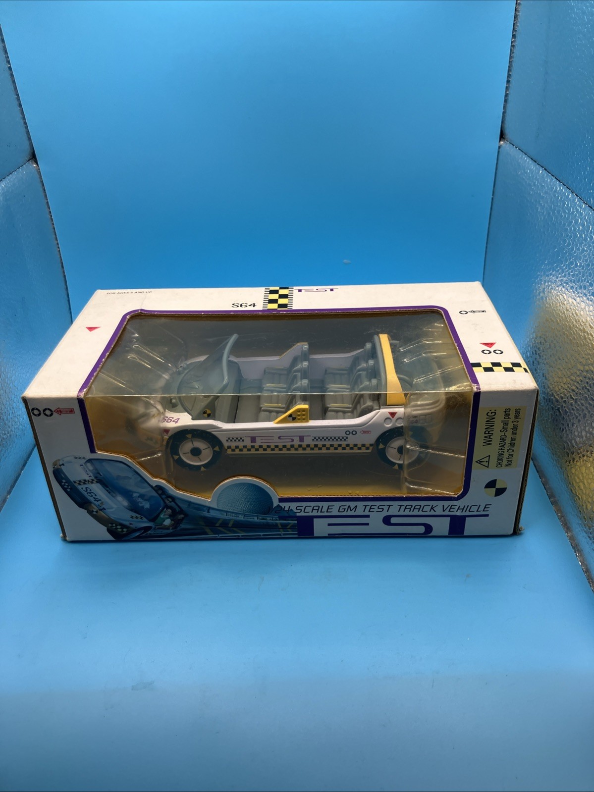 Sealed Disney EPCOT Center 1/24 Scale TEST TRACK Die Cast Vehicle (White) New
