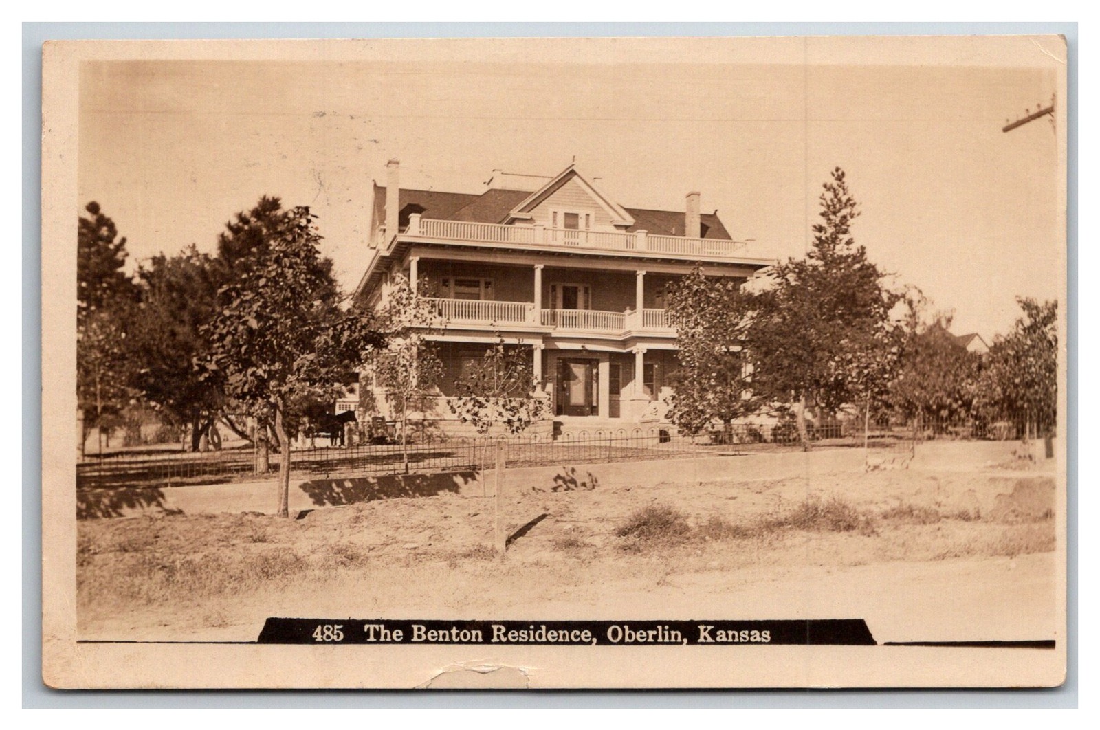 RPPC OBERLIN KS ~ historic home house \