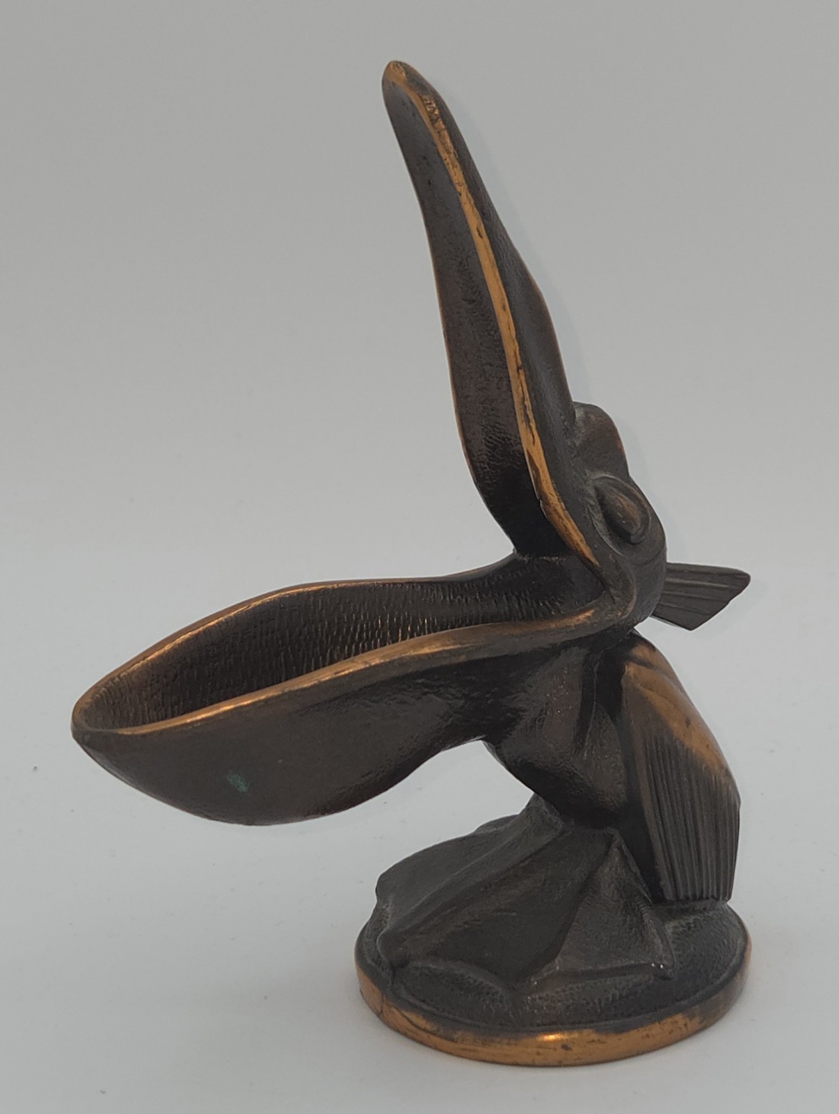 Vintage Art Deco Pelican Pipe Rest Cigar Holder Ashtray USA 6\