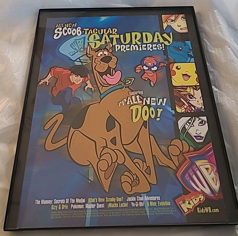 What's New Scooby-Doo WB Kids  Print Ad 2003 Framed 8.5X11 