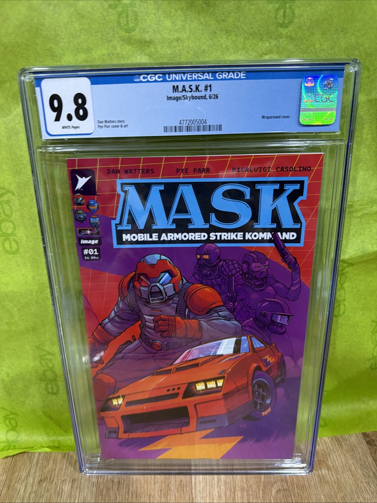 M.A.S.K. Mobile Armored Strike Kommand #1 Pyr Parr Cover / Art CGC 9.8 Graded
