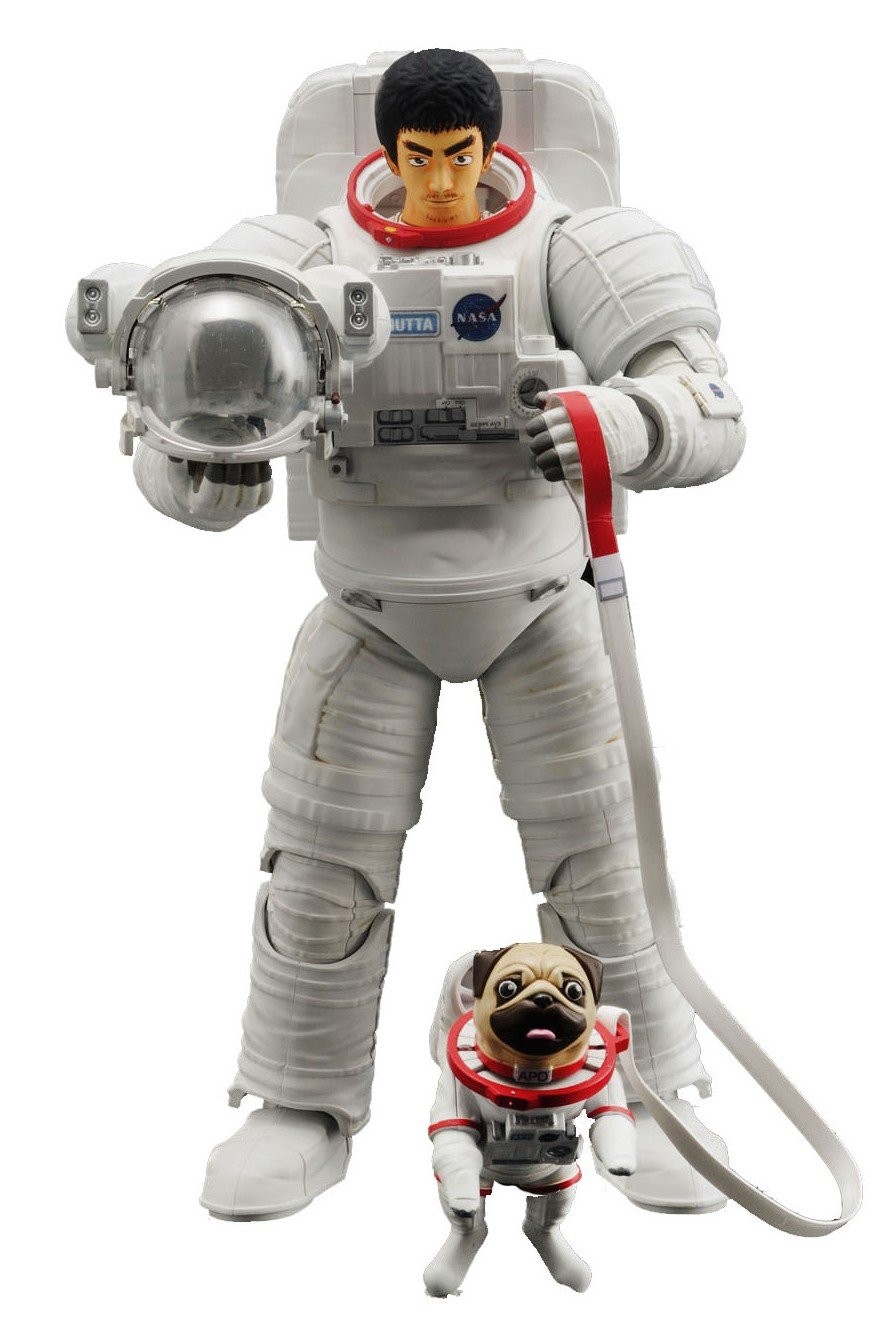 BANDAI Space Brothers 1/10 Mutta & Apo EVA Set