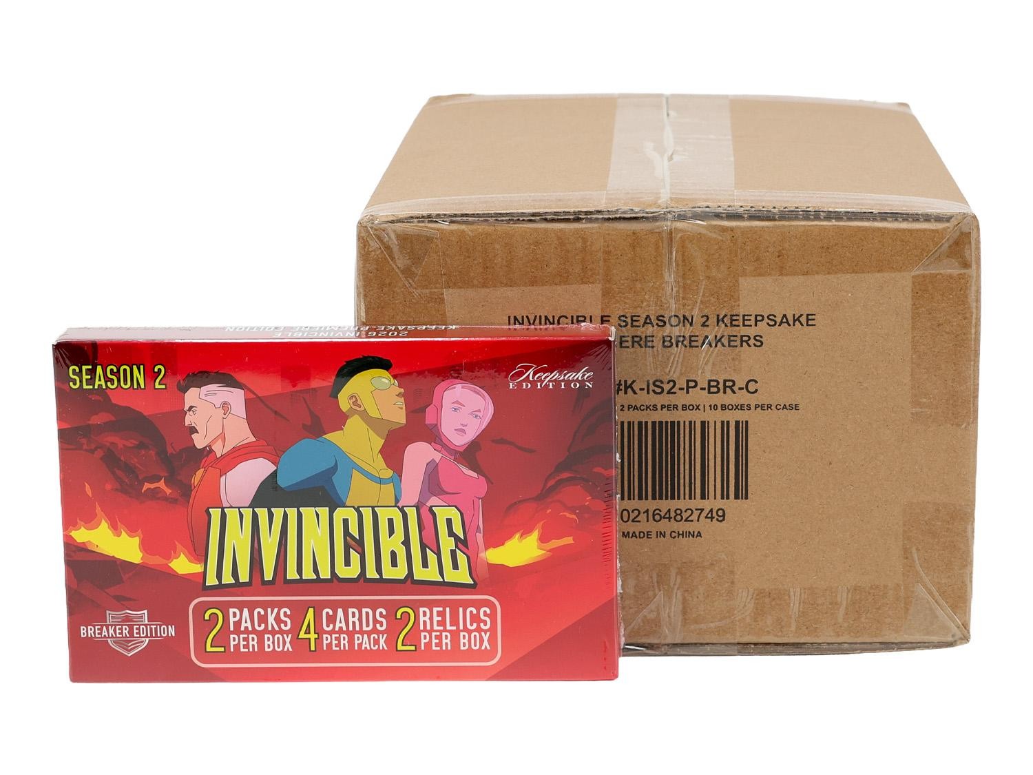KEEPSAKE INVINCIBLE SEASON 2 PREMIERE BREAKER EDITION 10-BOX CASE