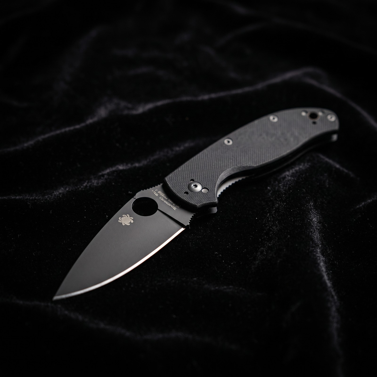 Spyderco C122GBBKPS Stainless Steel Blade Tenacious Folding Knife-FREE SHIPPING