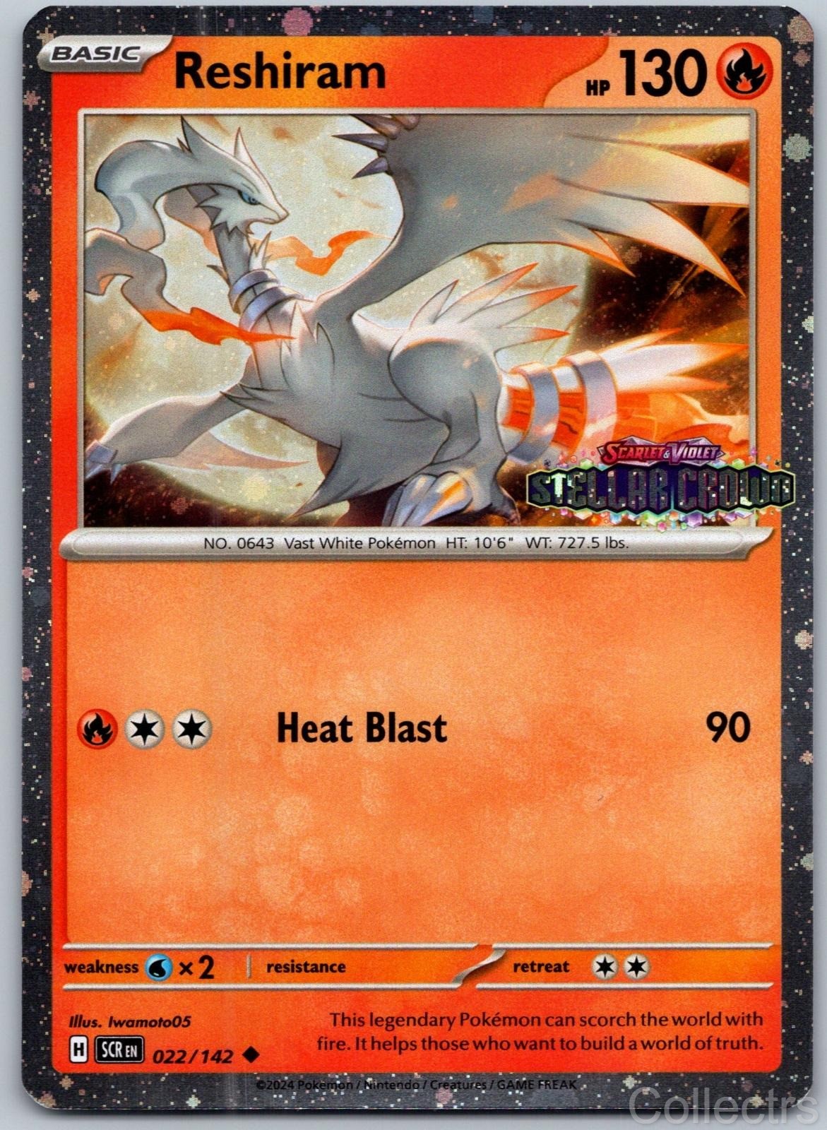 RESHIRAM STELLAR CROWN STAMPED 022/142 NM/M
