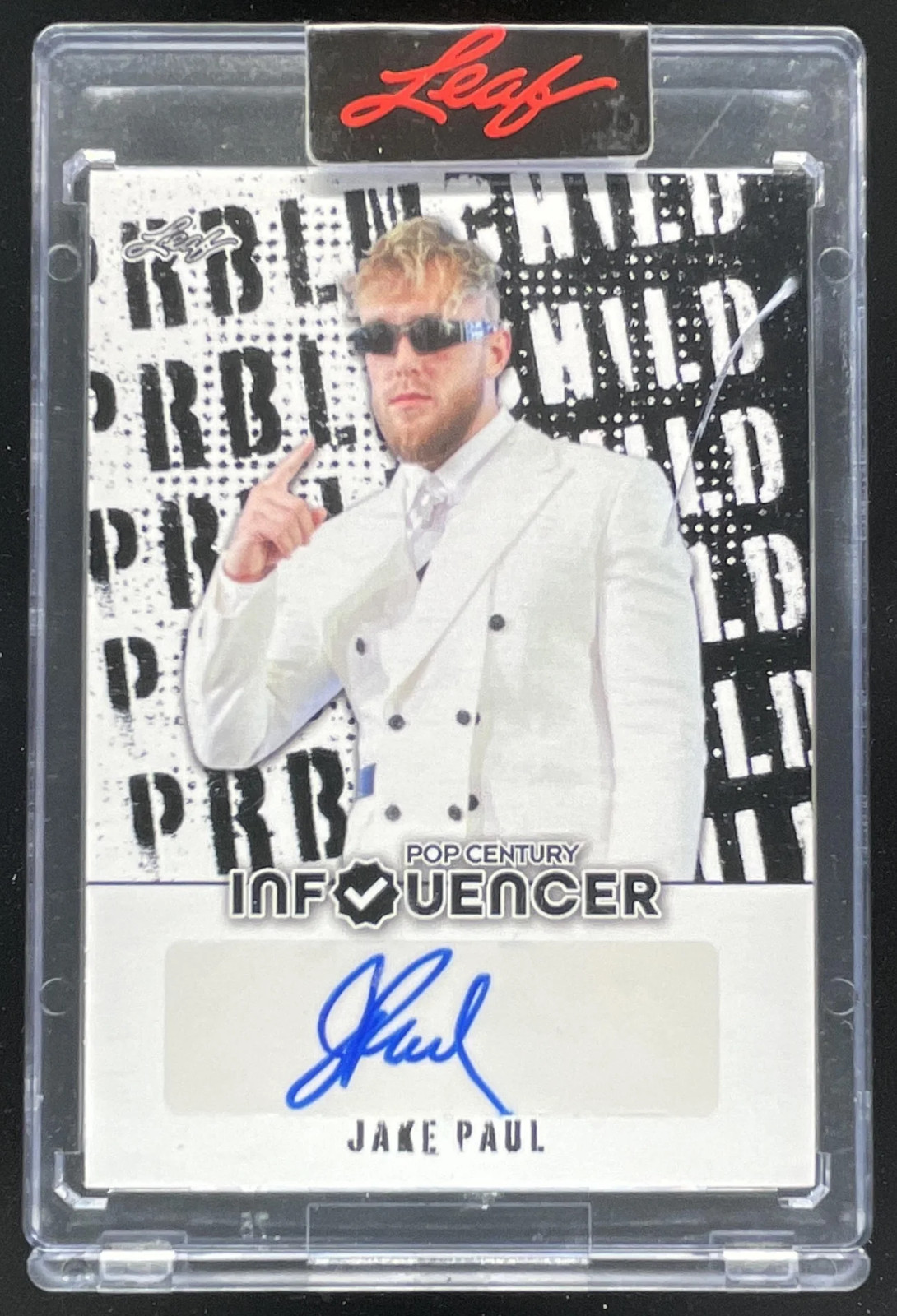 2022 Leaf Pop Century Influencer Autographs #IA-JP1 Jake Paul Auto /152