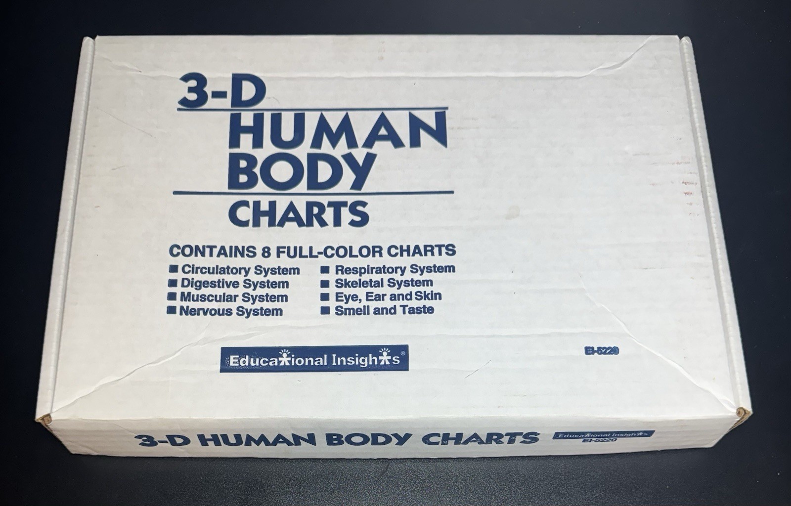 Educational Insights 3-D Human Body Charts Set of 8 + X-Ray Print Set of 12
