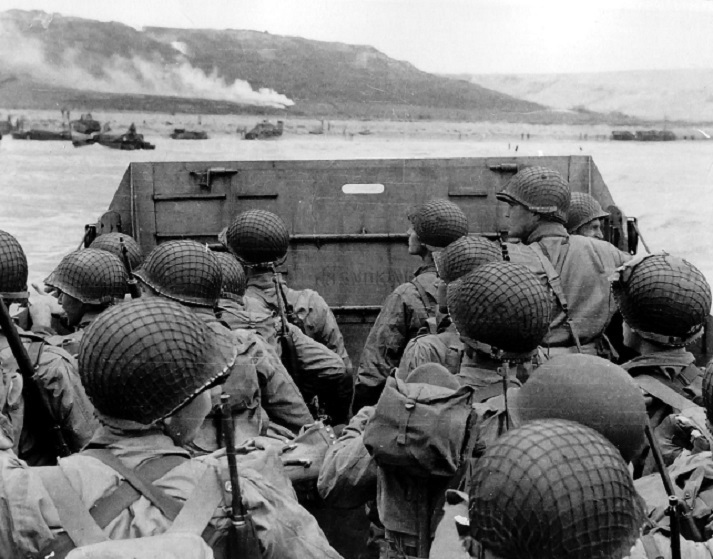Landing Craft approaching Omaha Beach on D-Day 8