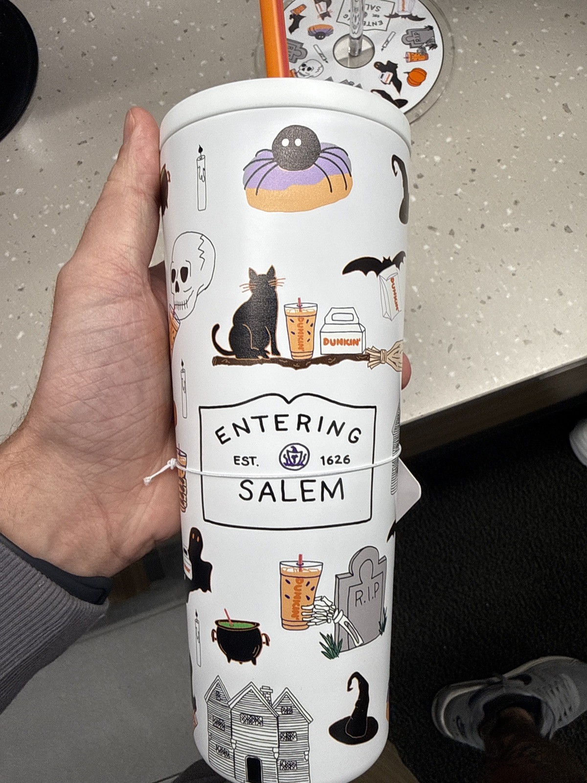 Salem Runs On Dunkin Tumbler - 2026 Halloween Collectible