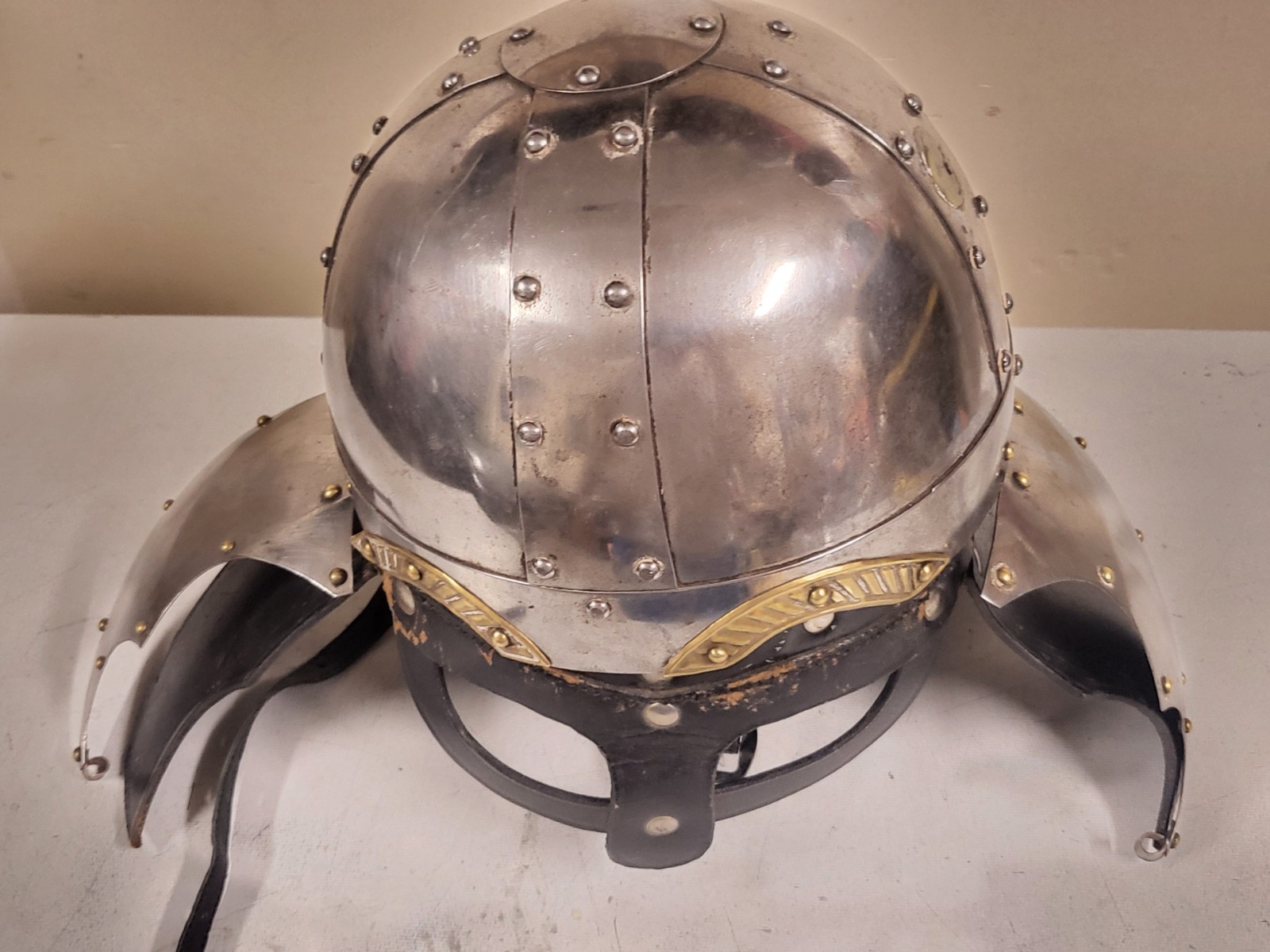 Medieval Late Roman Gladiator Viking Helmet With Leather Liner Cosplay 