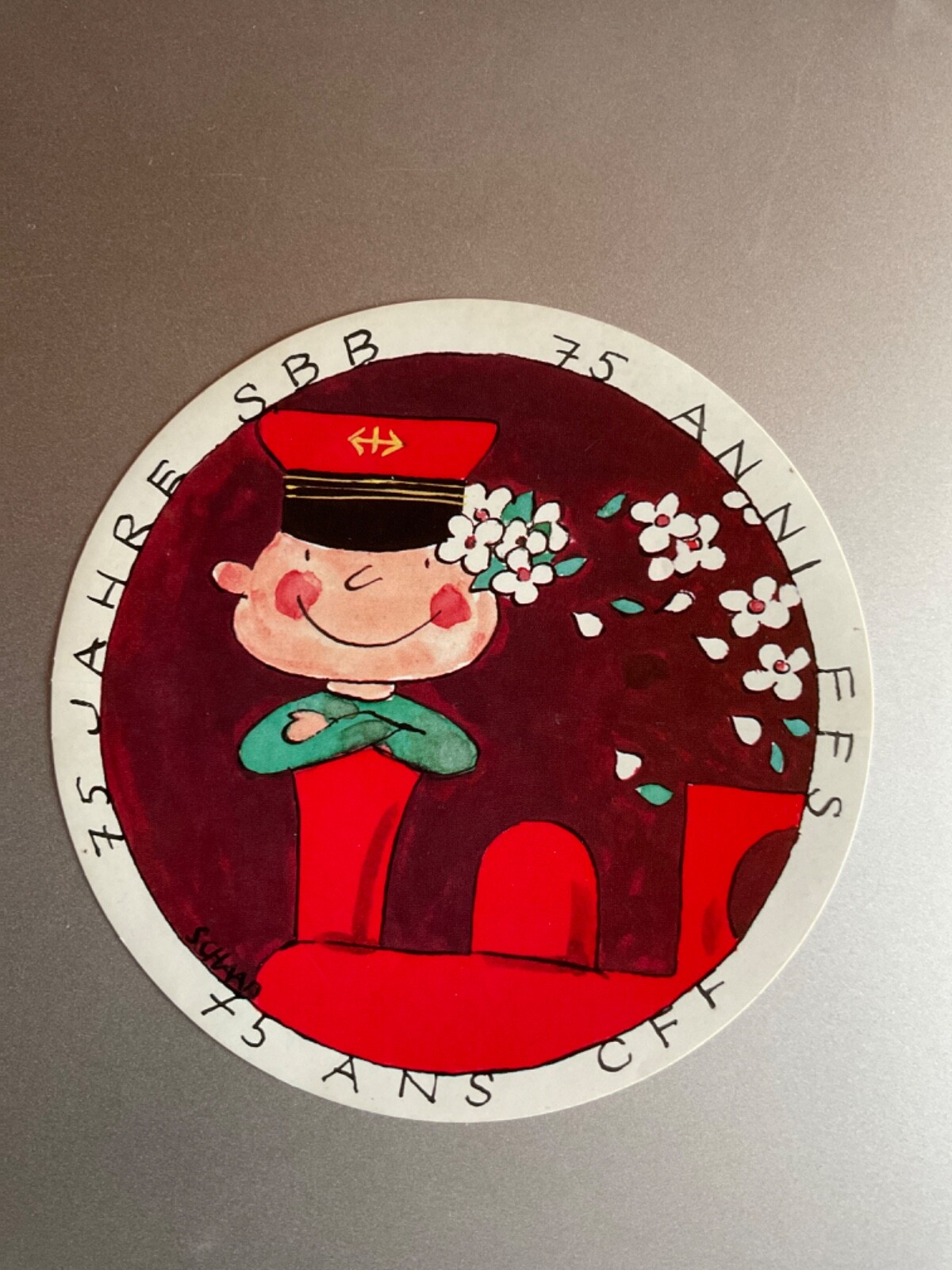 Adhesive Sticker - sbb - Vintage 80s Original decal
