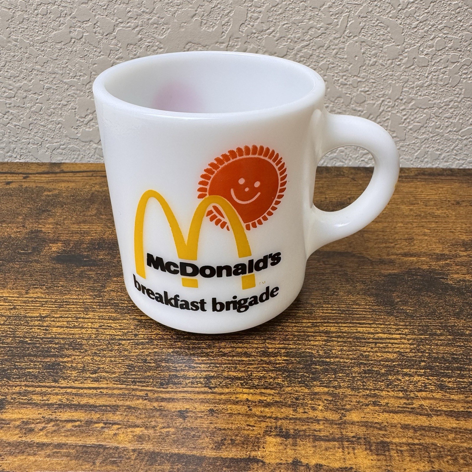 Vintage McDonald\'s Milk Glass \