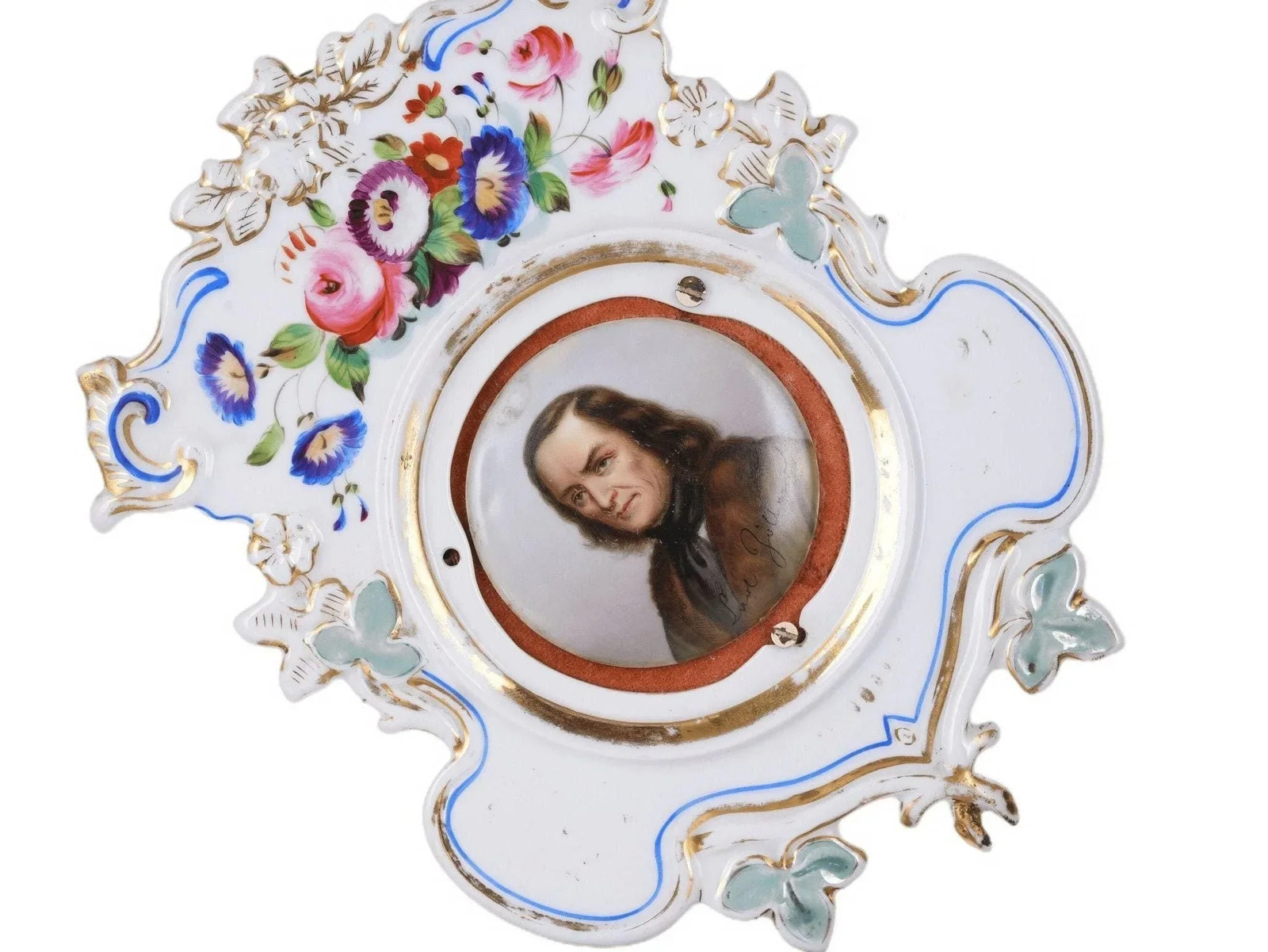 c1860 Old Paris Porcelain Plaque