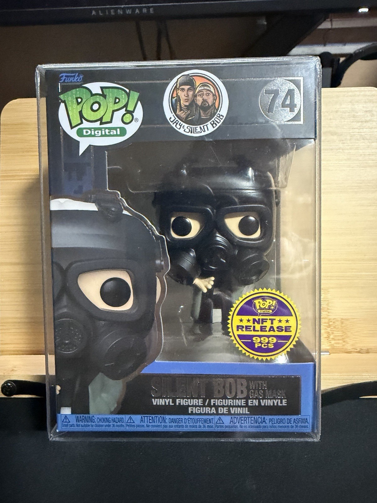 JAY AND SILENT BOB FUNKO SILENT BOB WITH GAS MASK 74 LE GRAIL 999 PCS