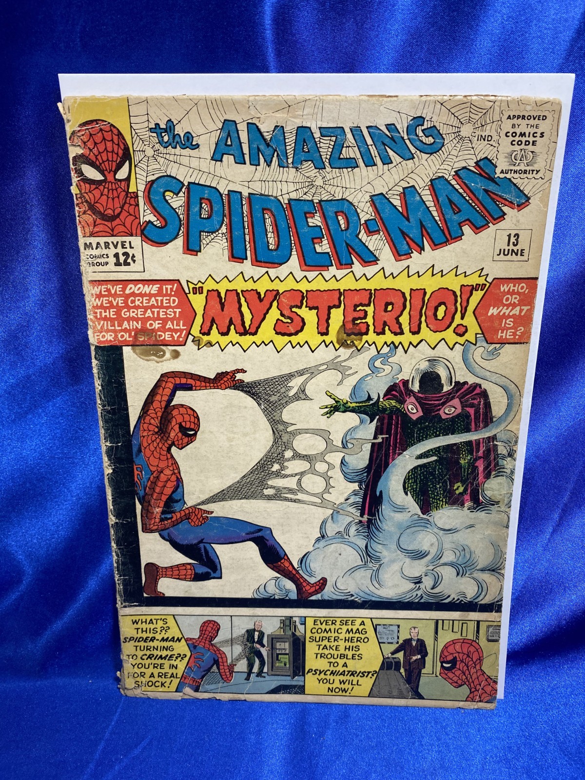 Amazing Spider-Man #13 - 1st Appearance Mysterio Complete Low Grade Marvel 1964