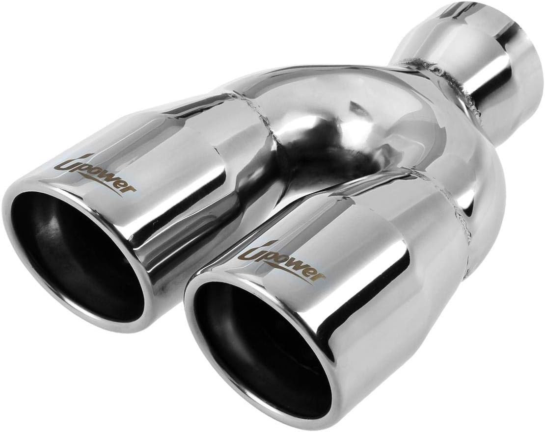 Upower Dual Exhaust Tip 2.5 Inch Inlet 3\
