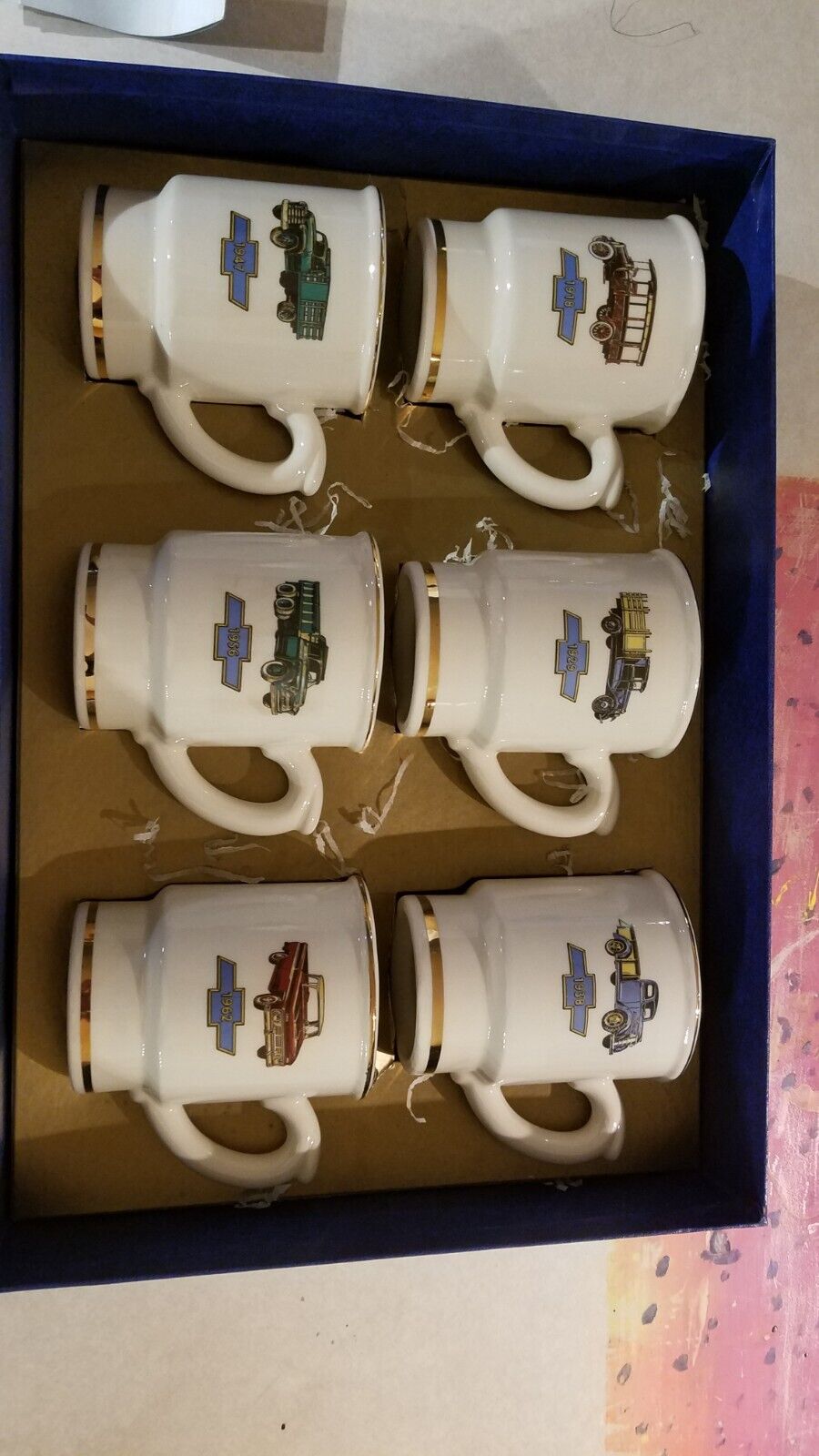Chevrolet Honors Club Set Of Six Mugs In Presentation Box