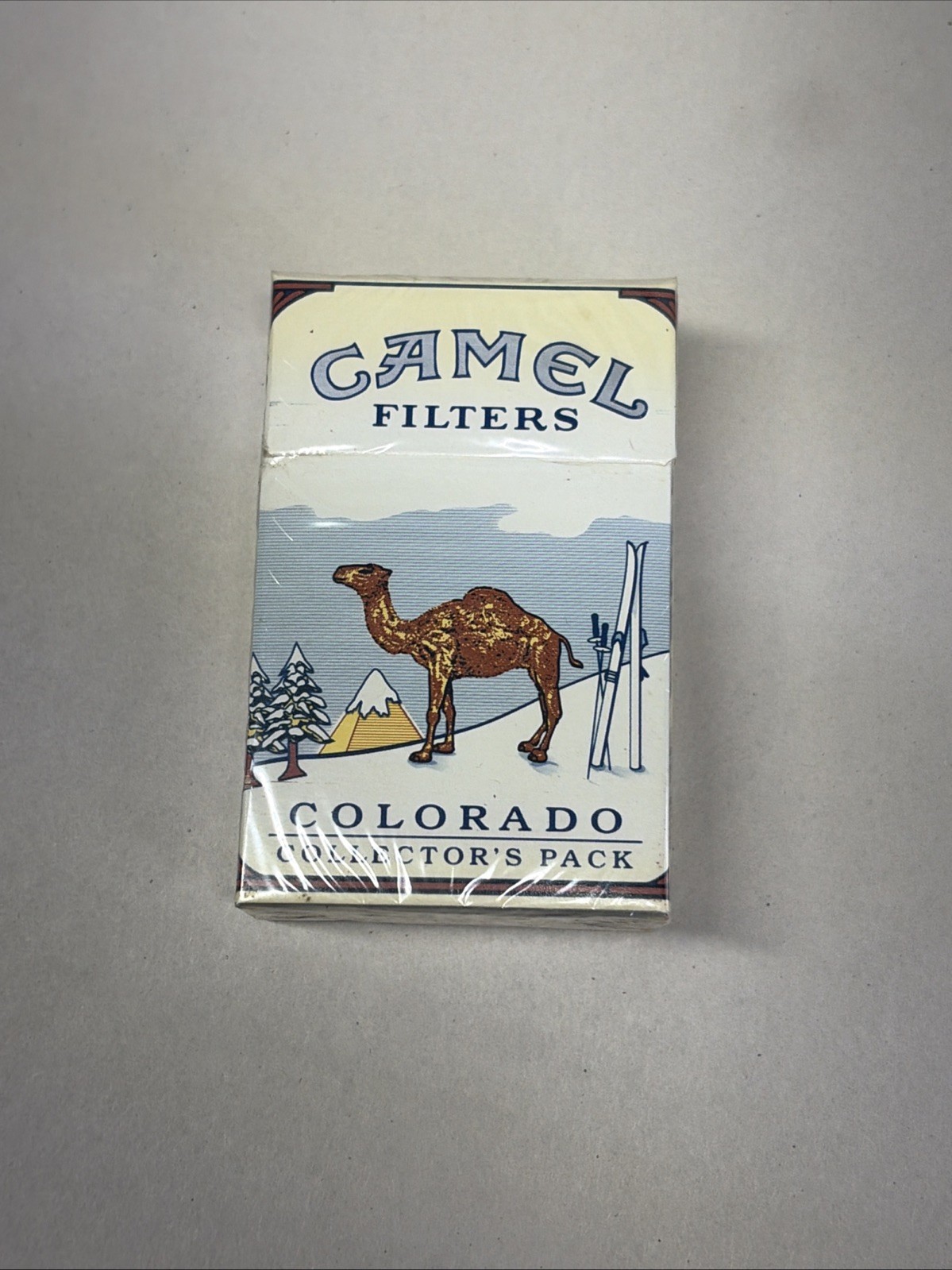 EMPTY Hard Pack CAMEL Filters Collector's Pack State of COLORADO