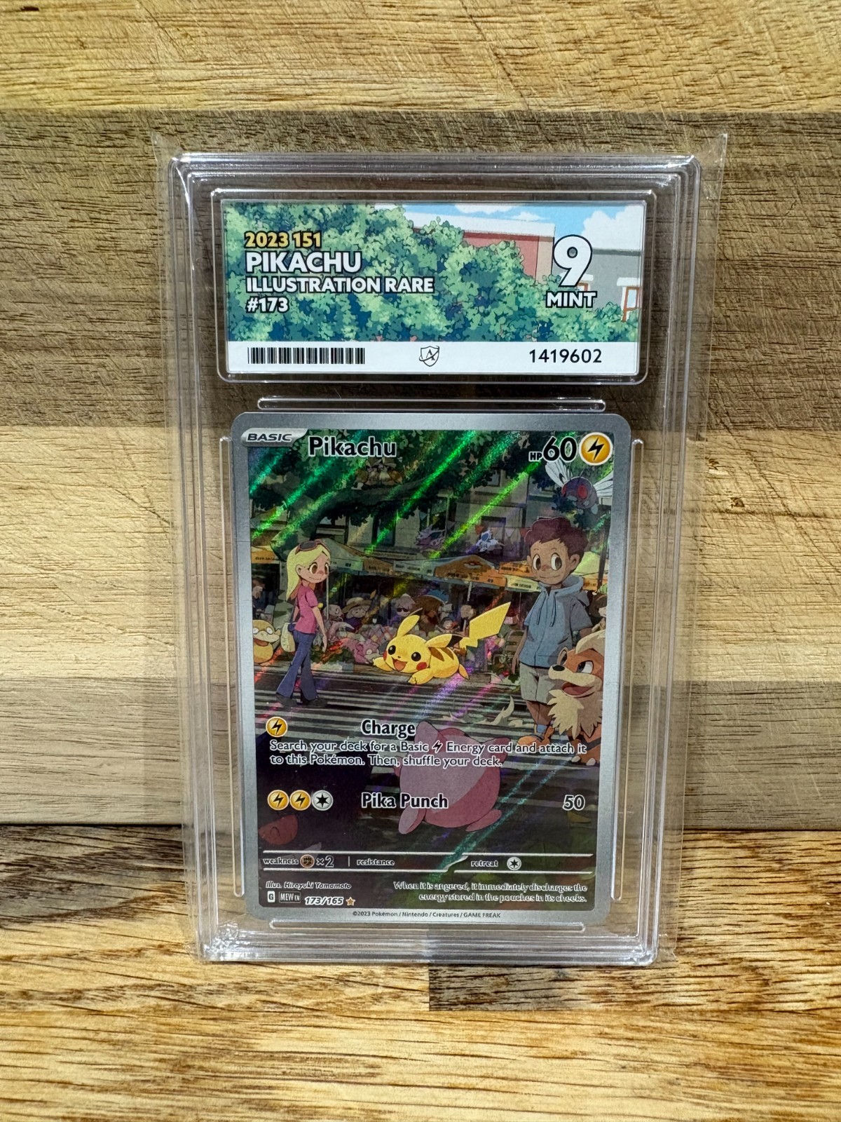 Pikachu 151 #173 ACE 9