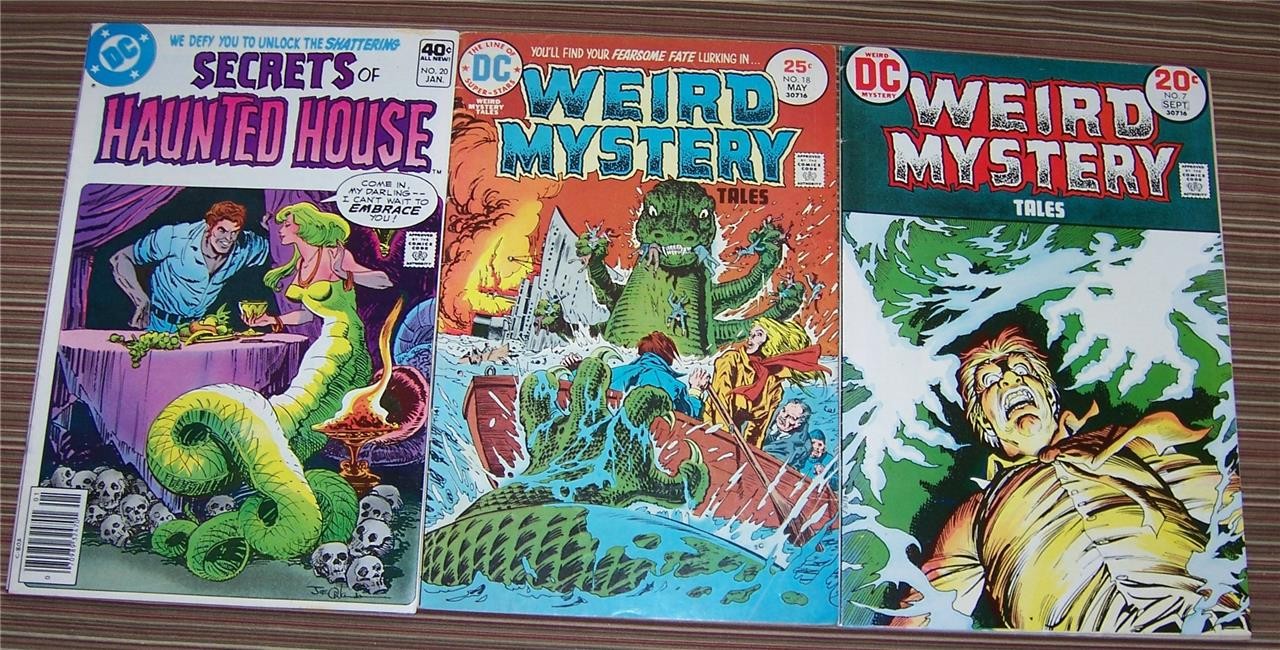 DC Horror Lot Weird Mystery 7 18 Secrets Haunted House 20 VG Bronze Age